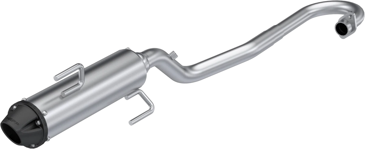 SINGLE SLIP-ON SYSTEM W/ 4" PERFORMANCE MUFFLER BLK TIP