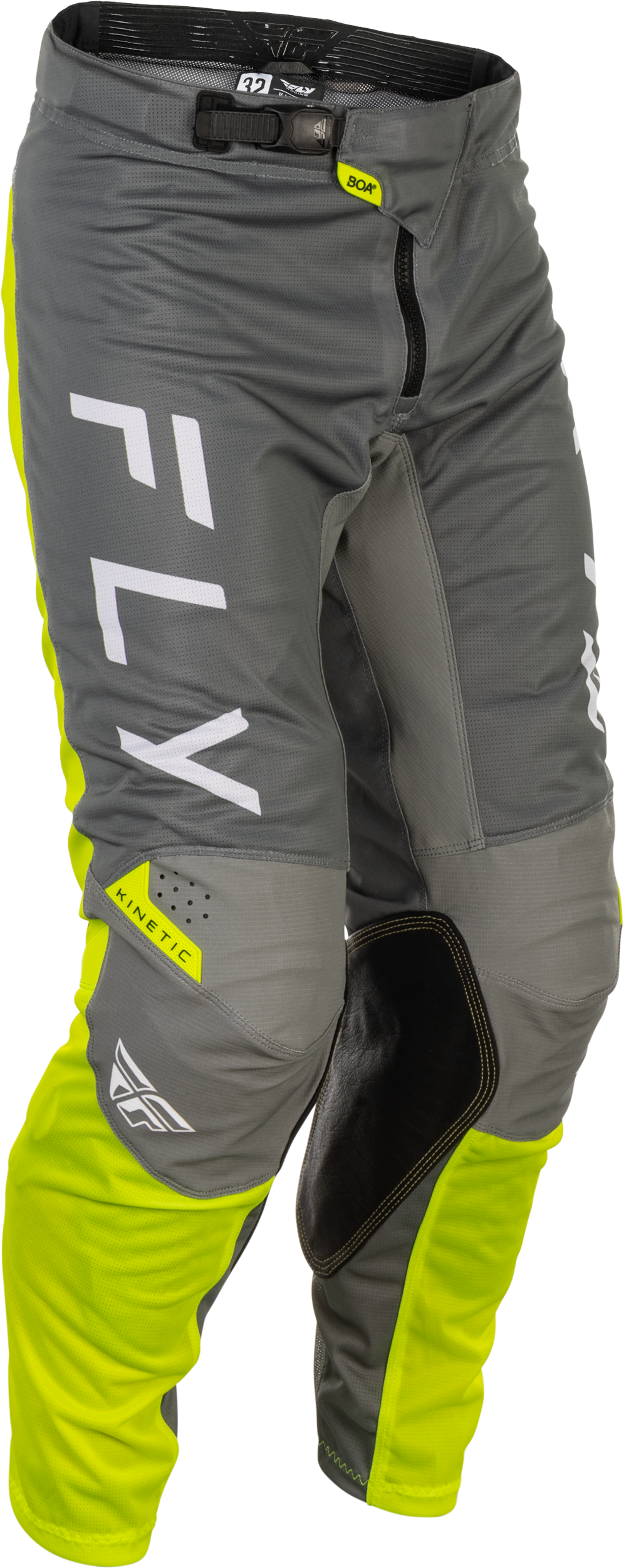 KINETIC MESH CENTER PANTS GREY/WHITE/HI-VIS SZ 36