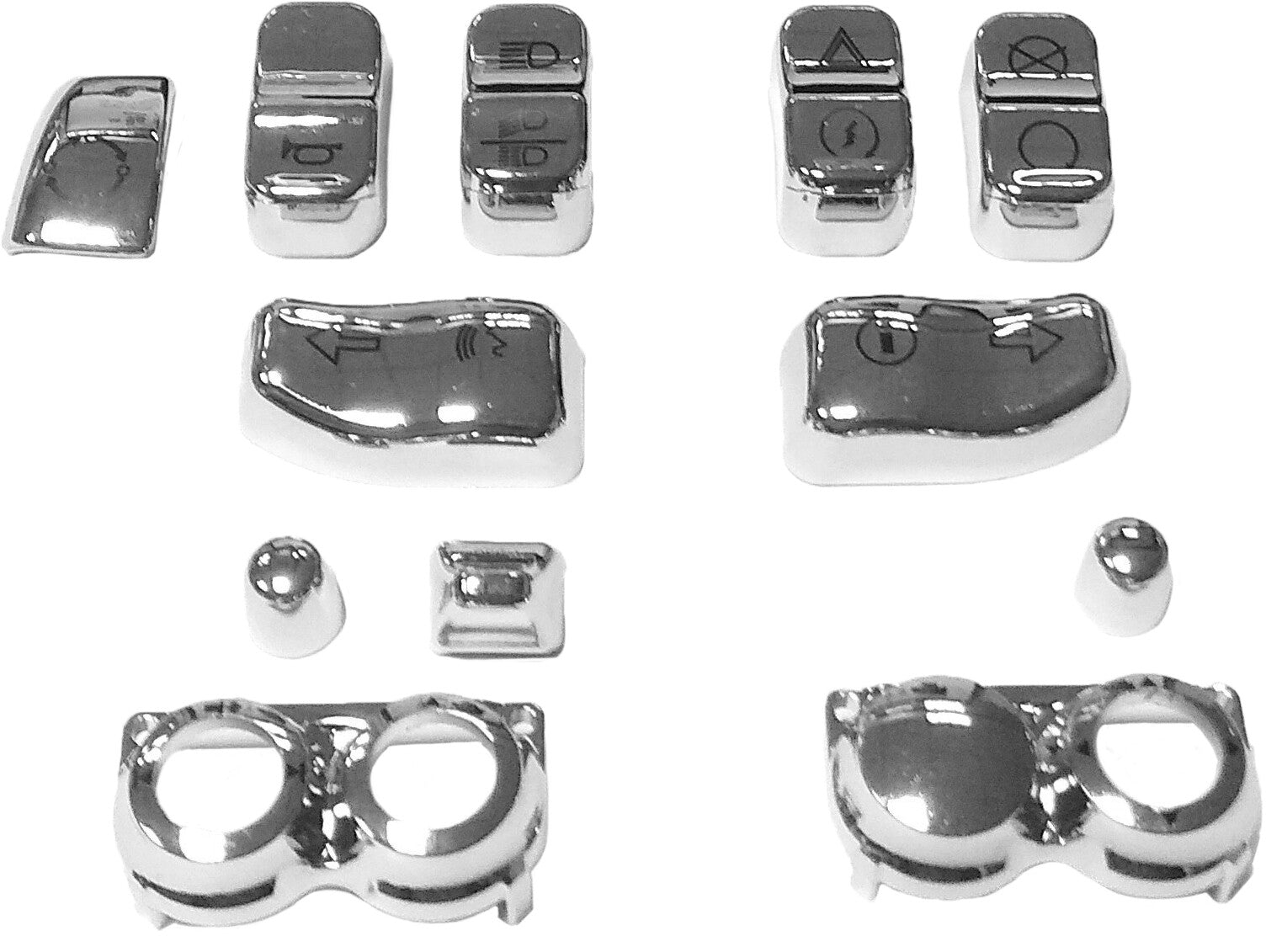 SWITCH CAP KIT CHROME `16-25 FLHT/FLTR EXC SE MODELS