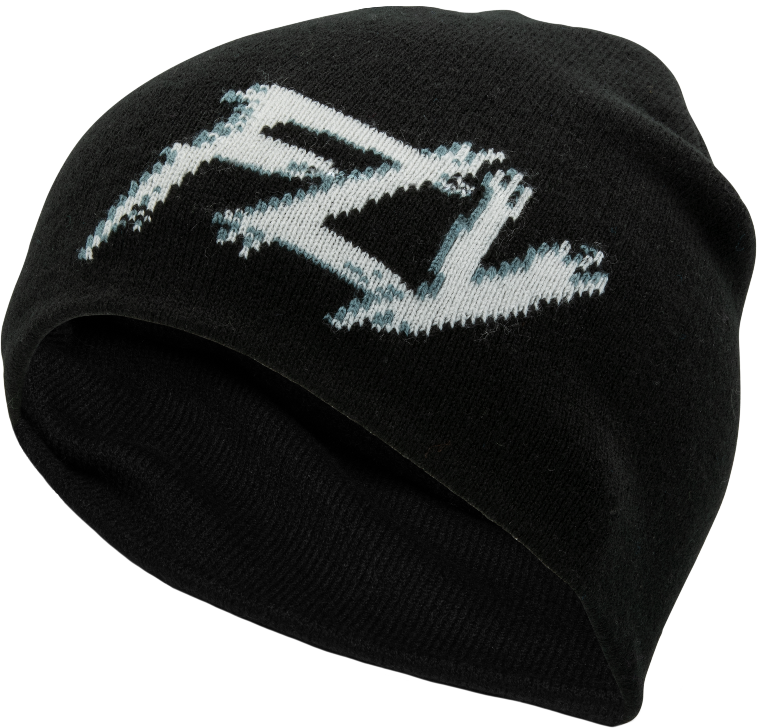 FLY FITTED BEANIE BLACK/GREY