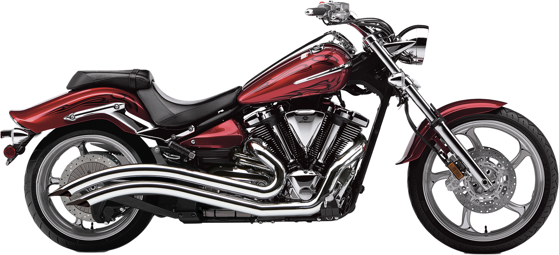 SPEEDSTER SWEPT F/S CHROME YAM RAIDER 08-18