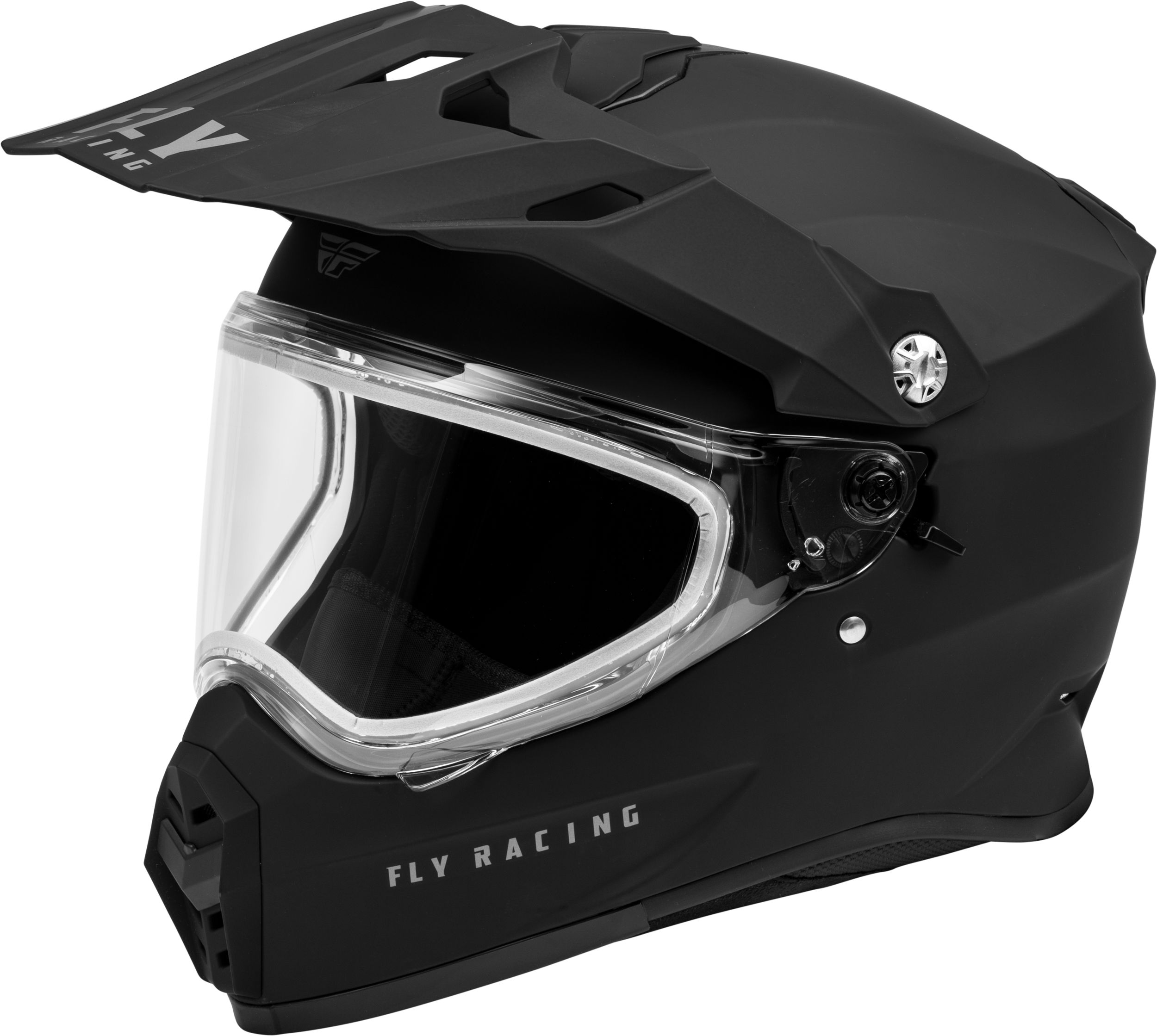 TREKKER CW SOLID HELMET DUAL SHLD MATTE BLACK 2X