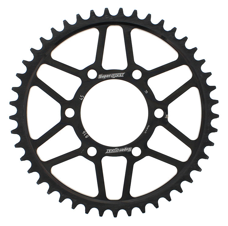 REAR SPROCKET STEEL 45T-530 BLK SUZ