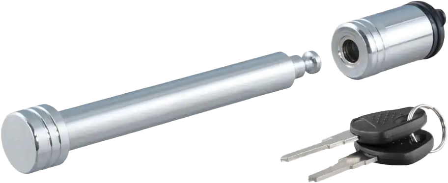 5/8" HITCH LOCK 3" RECEIVER BARBELL CHROME