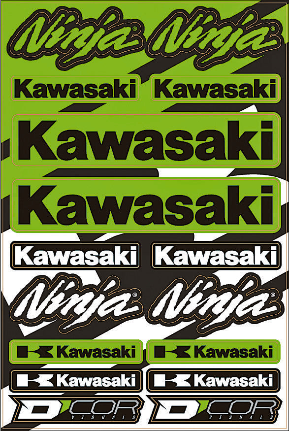 KAWASAKI STREET DECAL SHEET