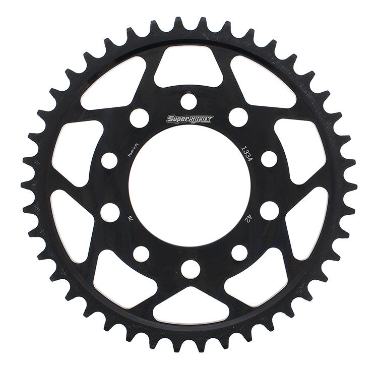 REAR SPROCKET STEEL 42T-530 BLK HON/TRI