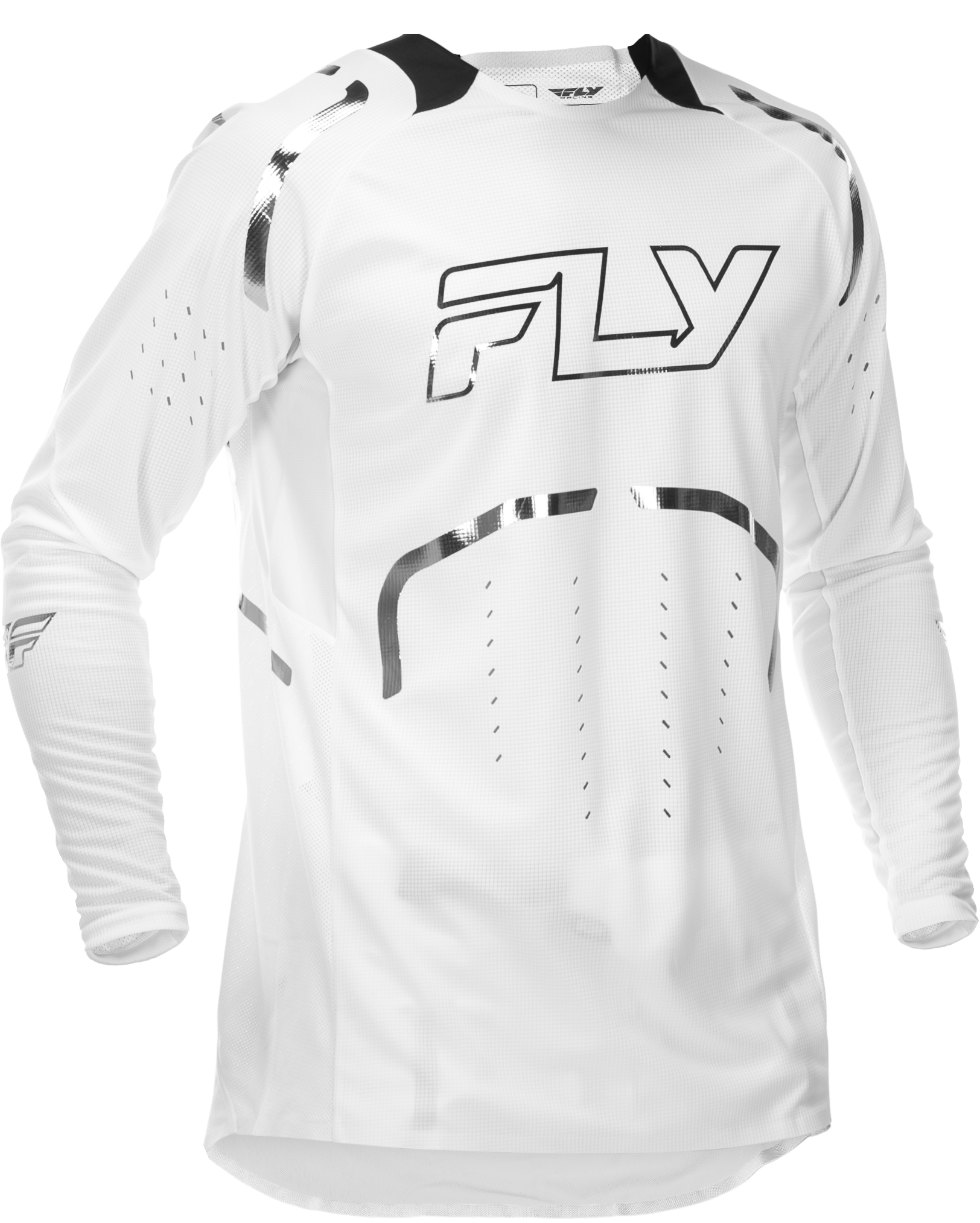 EVOLUTION DST LE FLASH JERSEY WHITE/SILVER LG