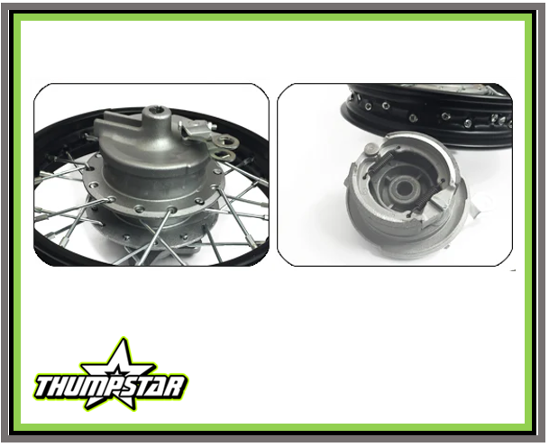 7710 10" Rear Wheel Assembly