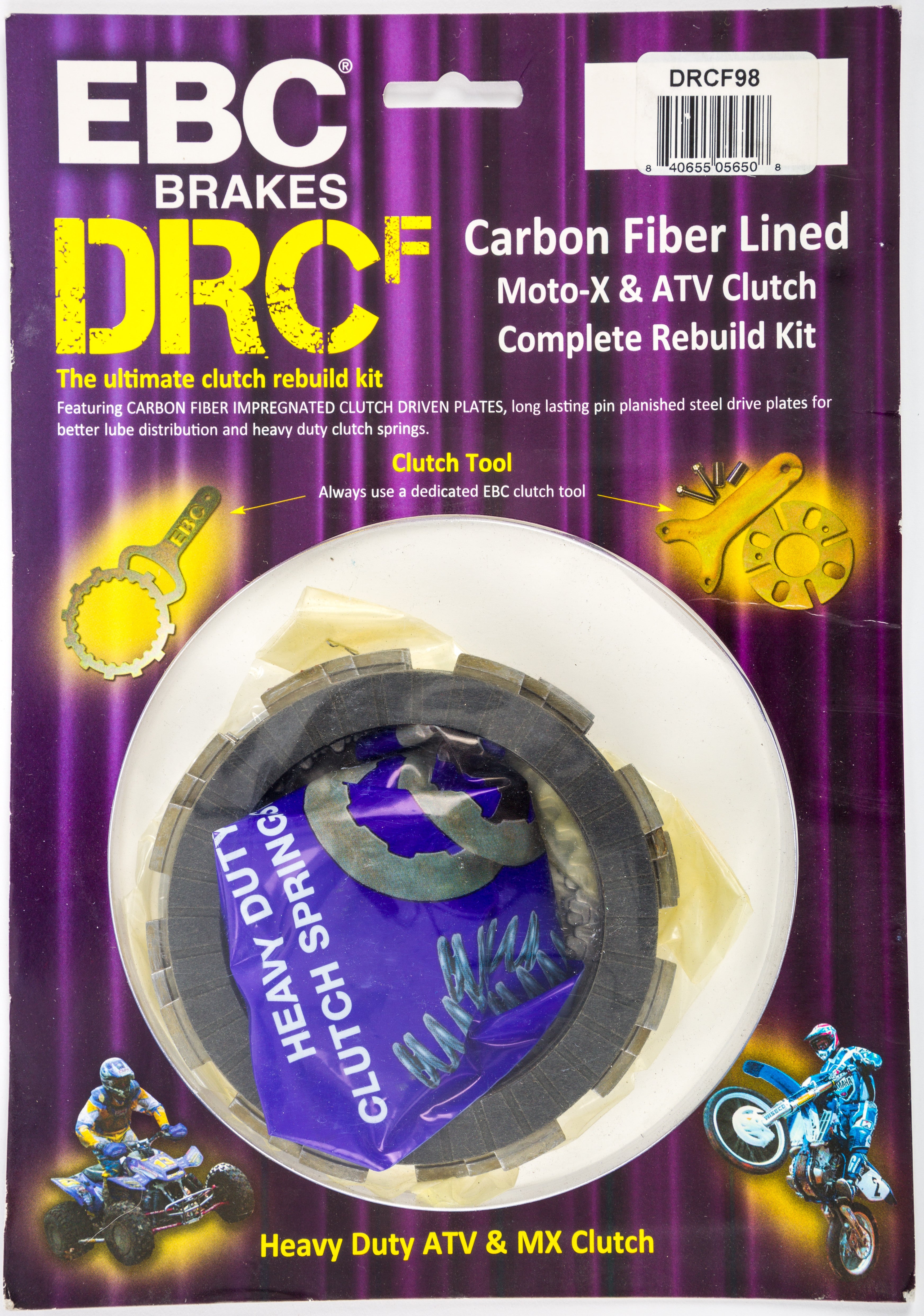 CARBON FIBER CLUTCH COMPLETE SET DRCF98