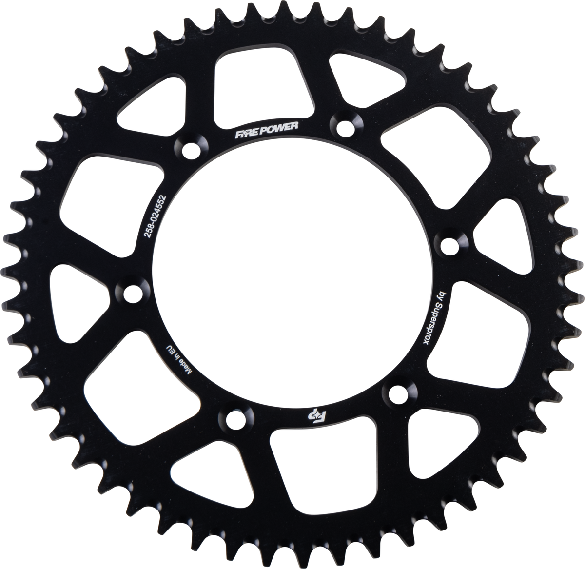 REAR SPROCKET ALUMINUM 52T BLK