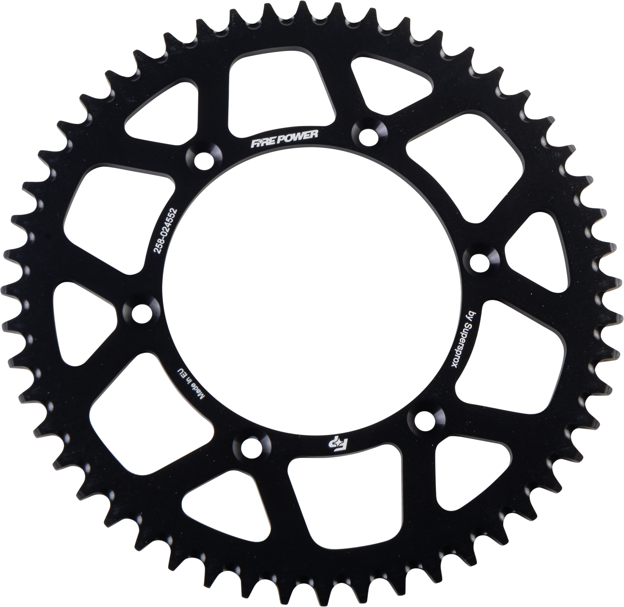 REAR SPROCKET ALUMINUM 52T BLK