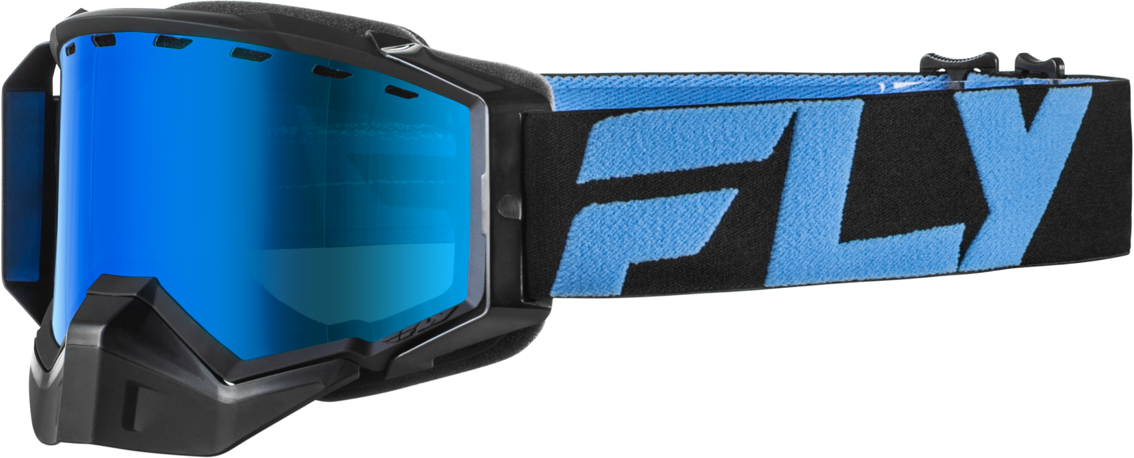 ZONE SNOW GOGGLE BLK/BLU W/SKY BLUE MIR/BLUE LENS