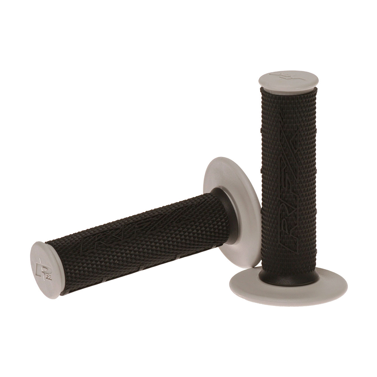 DUAL COMPOUND GRIPS GREY WITH BLACK CENTER