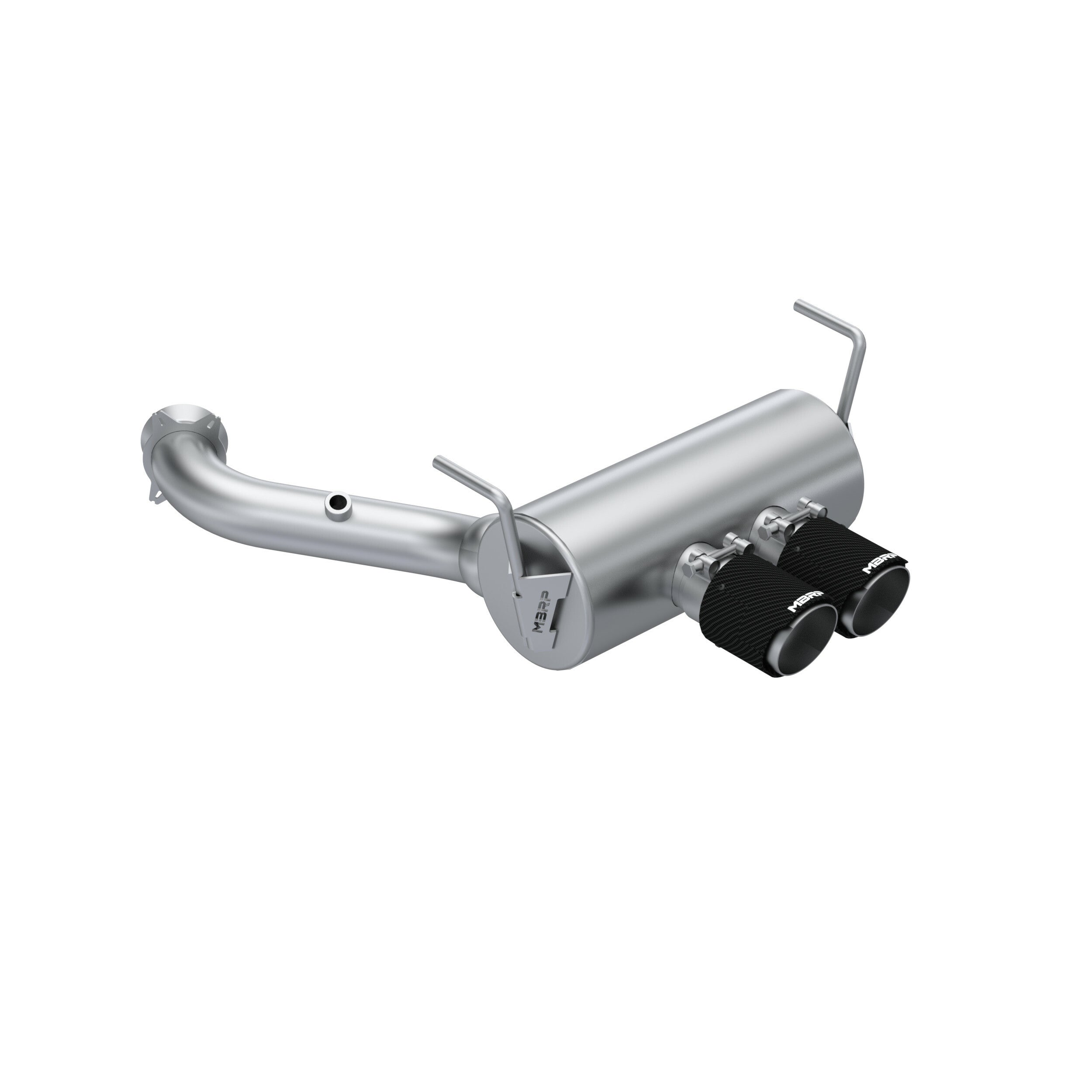 DUAL SLIP-ON SYSTEM W/ 6" PERF. MUFFLER CHROME CB TIP