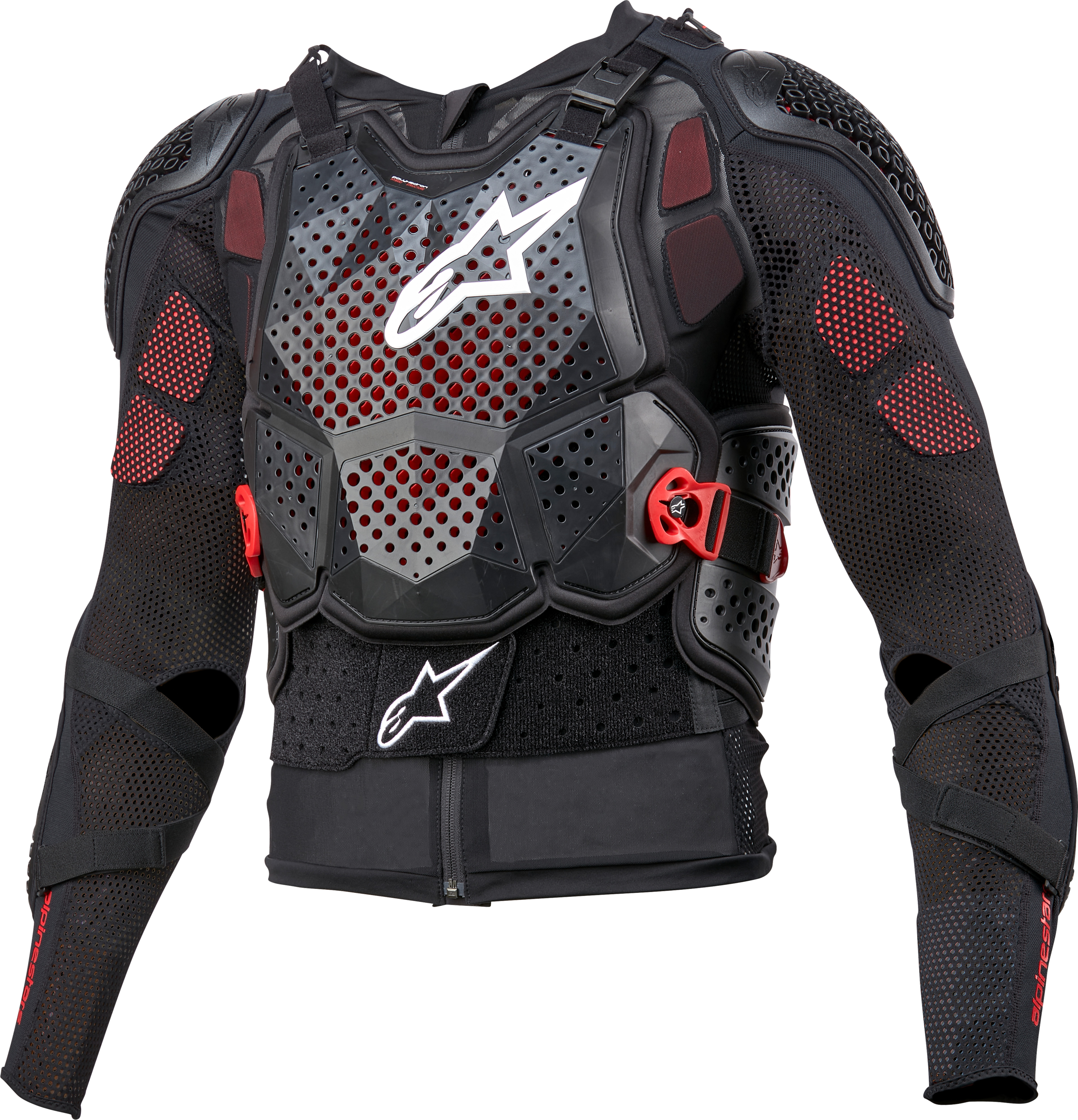 BIONIC TECH V3 PROTECTION JACKET BLK/WHT/RED MD