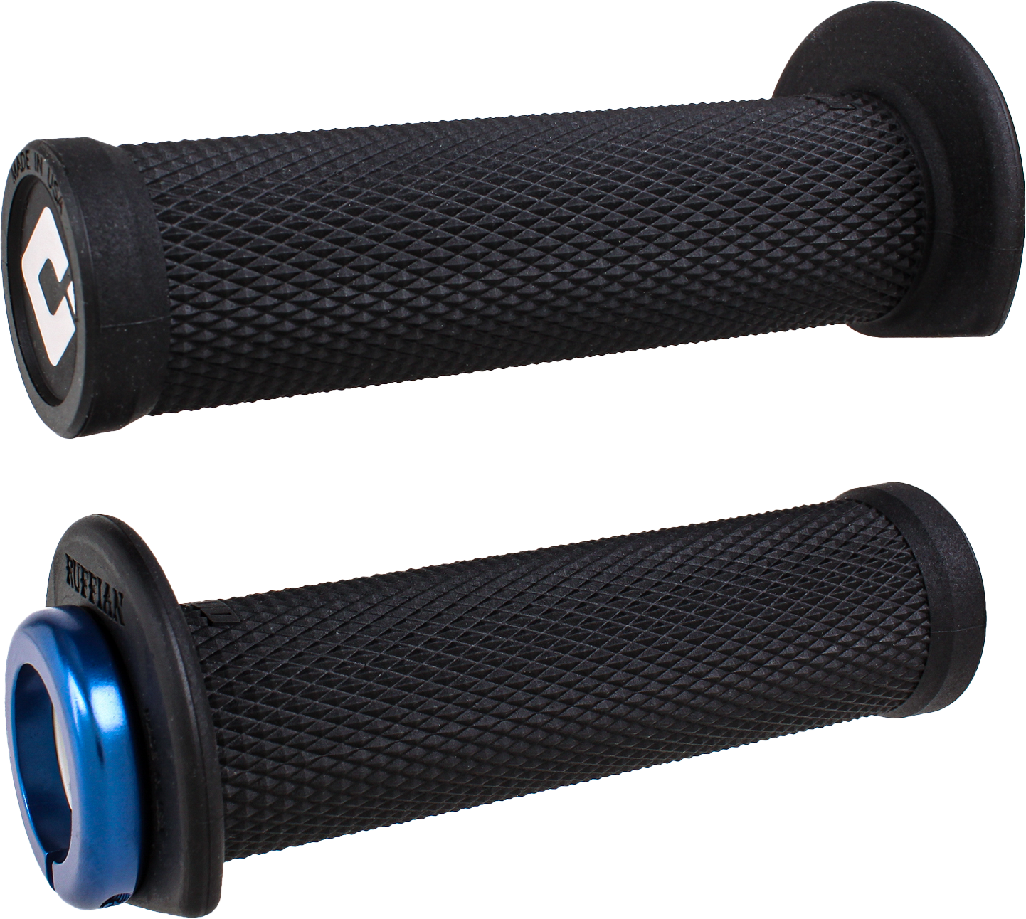 ATV/PWC RUFFIAN LOCKON GRIP 125MM BLACK/BLUE