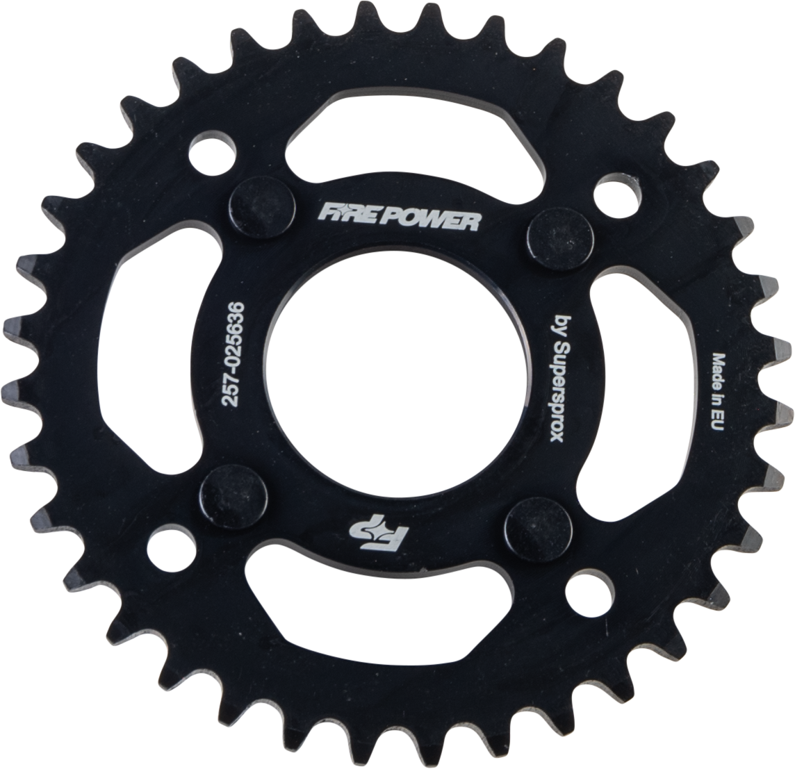 REAR SPROCKET STEEL 36T BLK