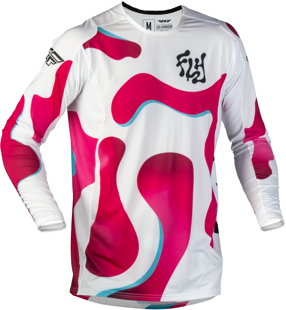 LITE VIBE JERSEY WHITE/PINK/BLUE XL
