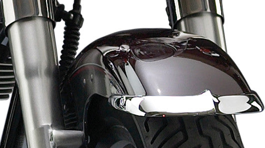 FRONT FENDER FRONT TIP CHROME