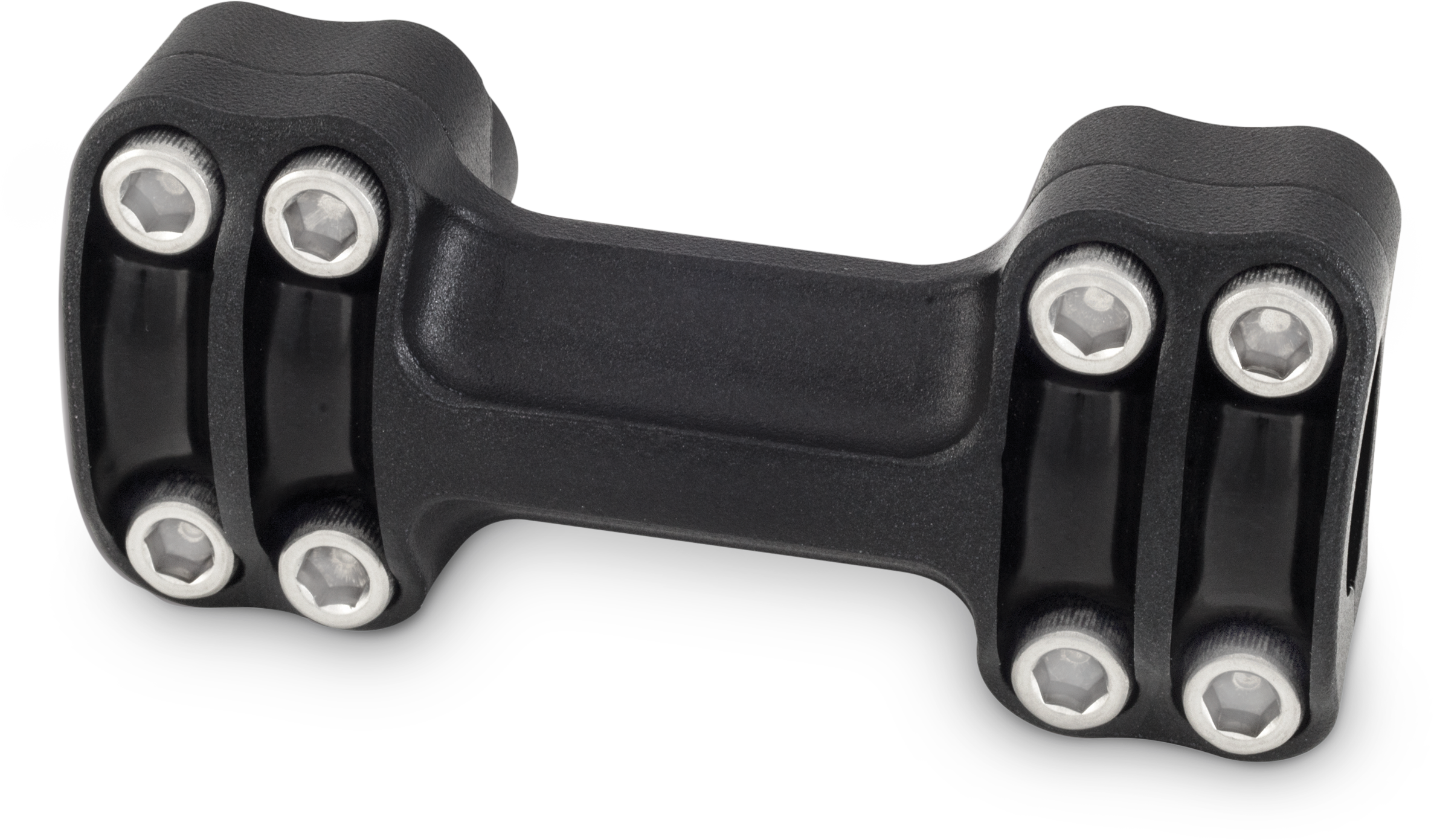 REAPER 1-1/2" RISERS 1" BAR ONE PIECE - TEXTURE BLACK