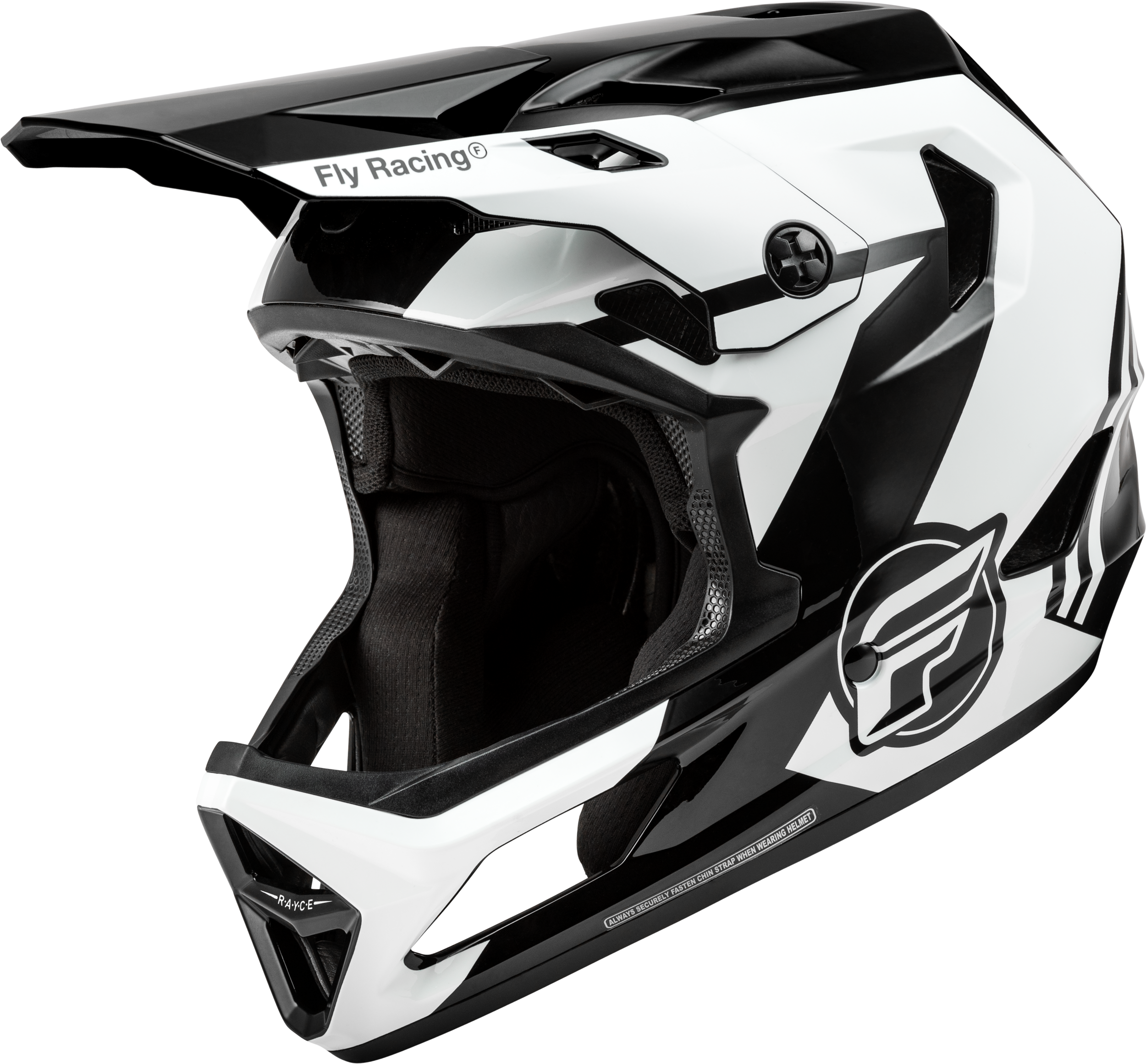 RAYCE BICYCLE HELMET BLACK/WHITE/GREY SM