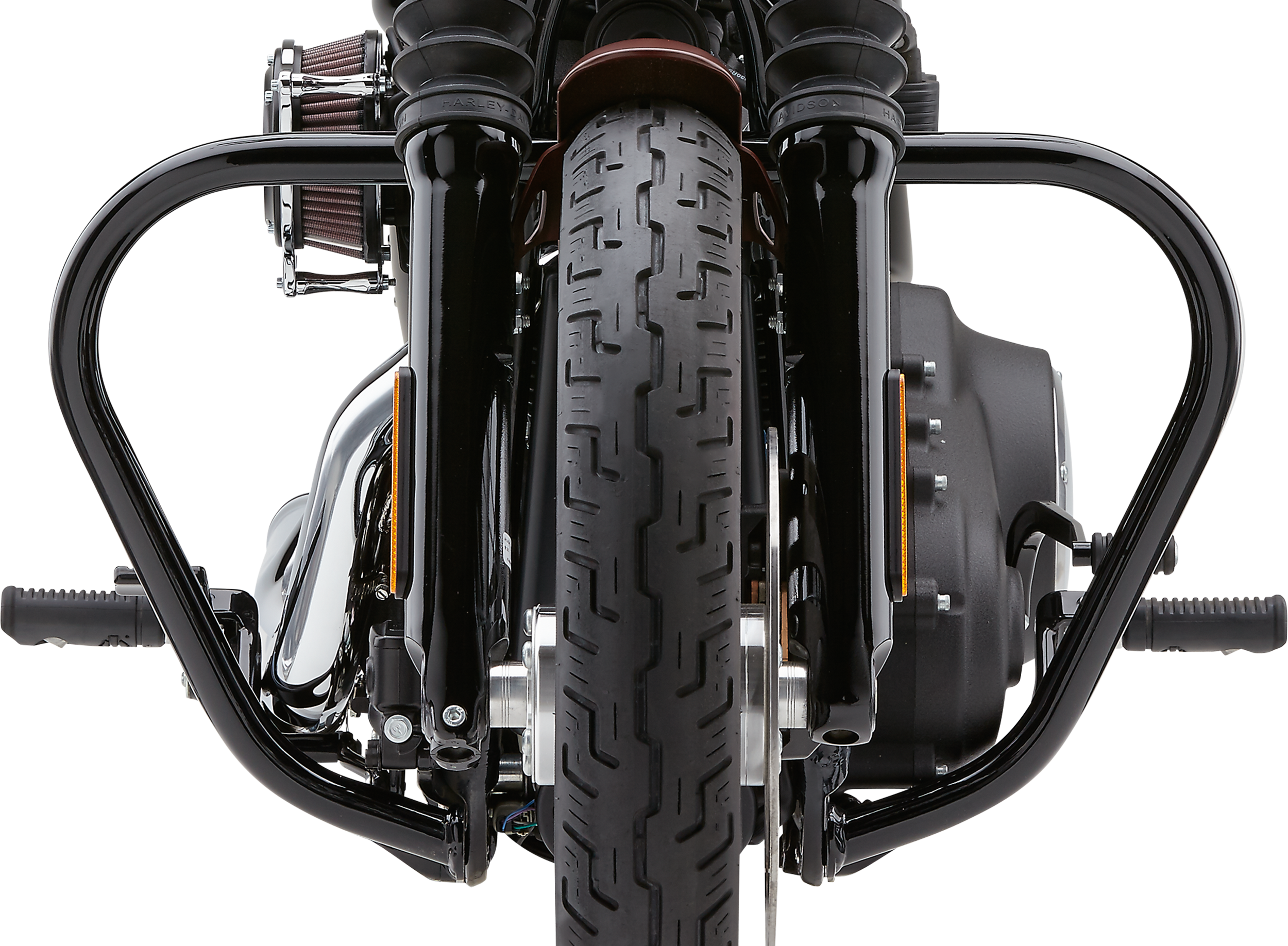 FREEWAY BARS VBEND 1.25" BLACK FXD/B/C 91-17