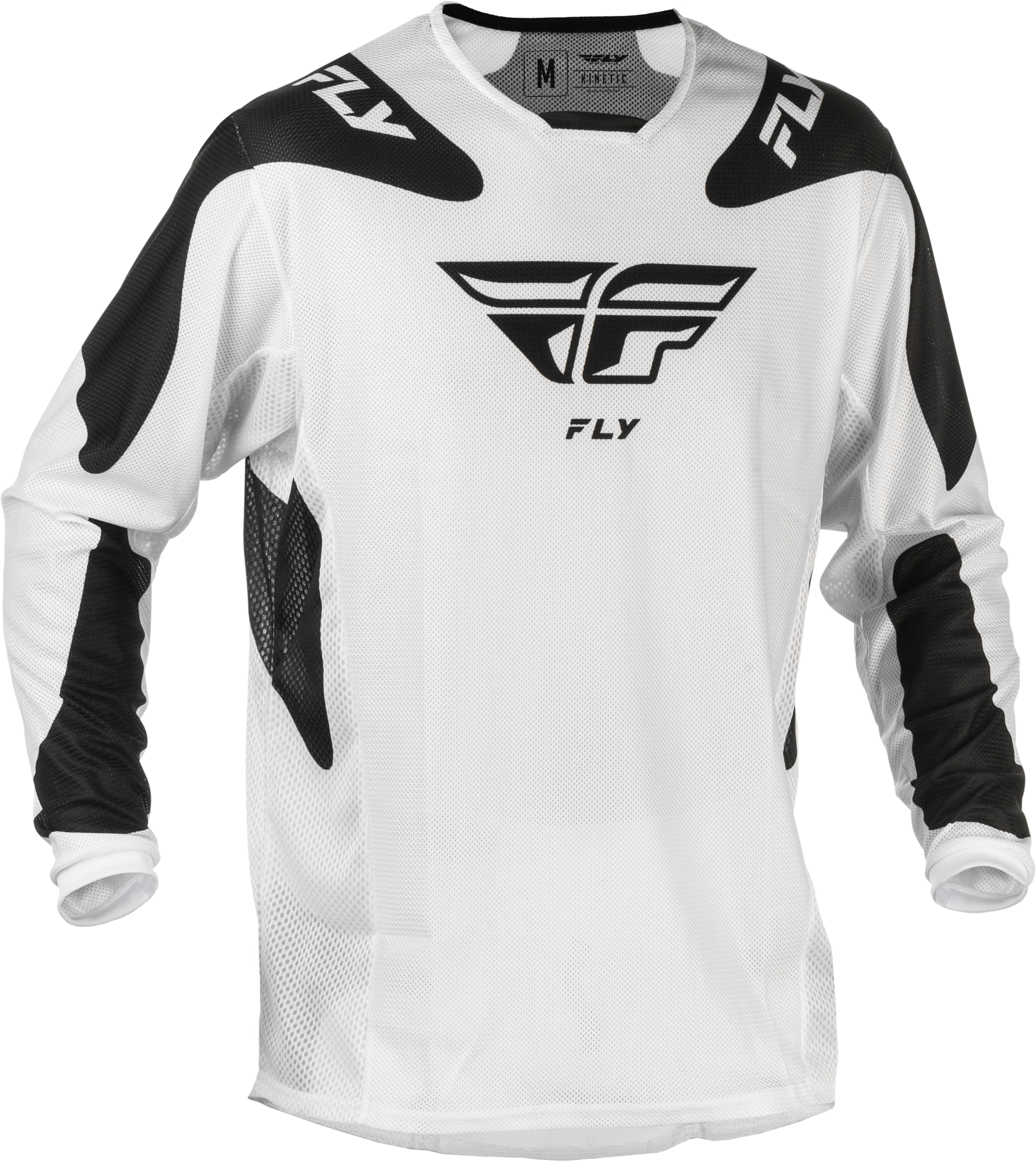 KINETIC MESH SYM JERSEY WHITE/BLACK MD