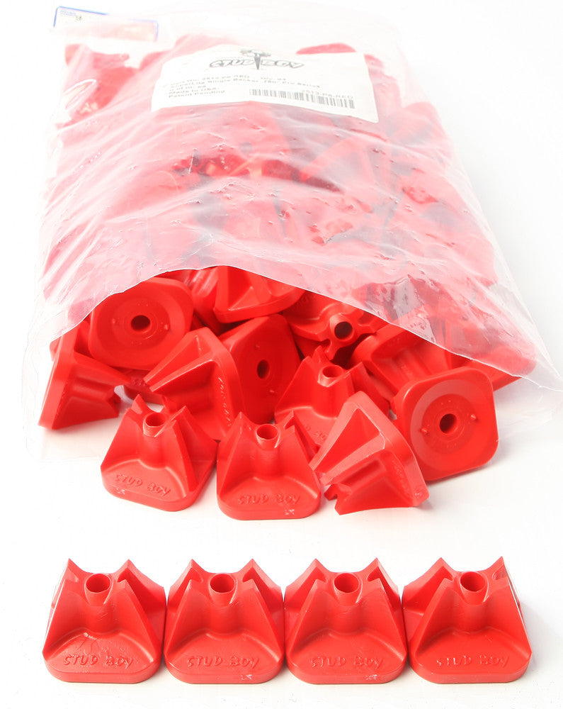 SUPER-LITE PRO SERIES SINGLE BACKERS .75" 84/PK RED