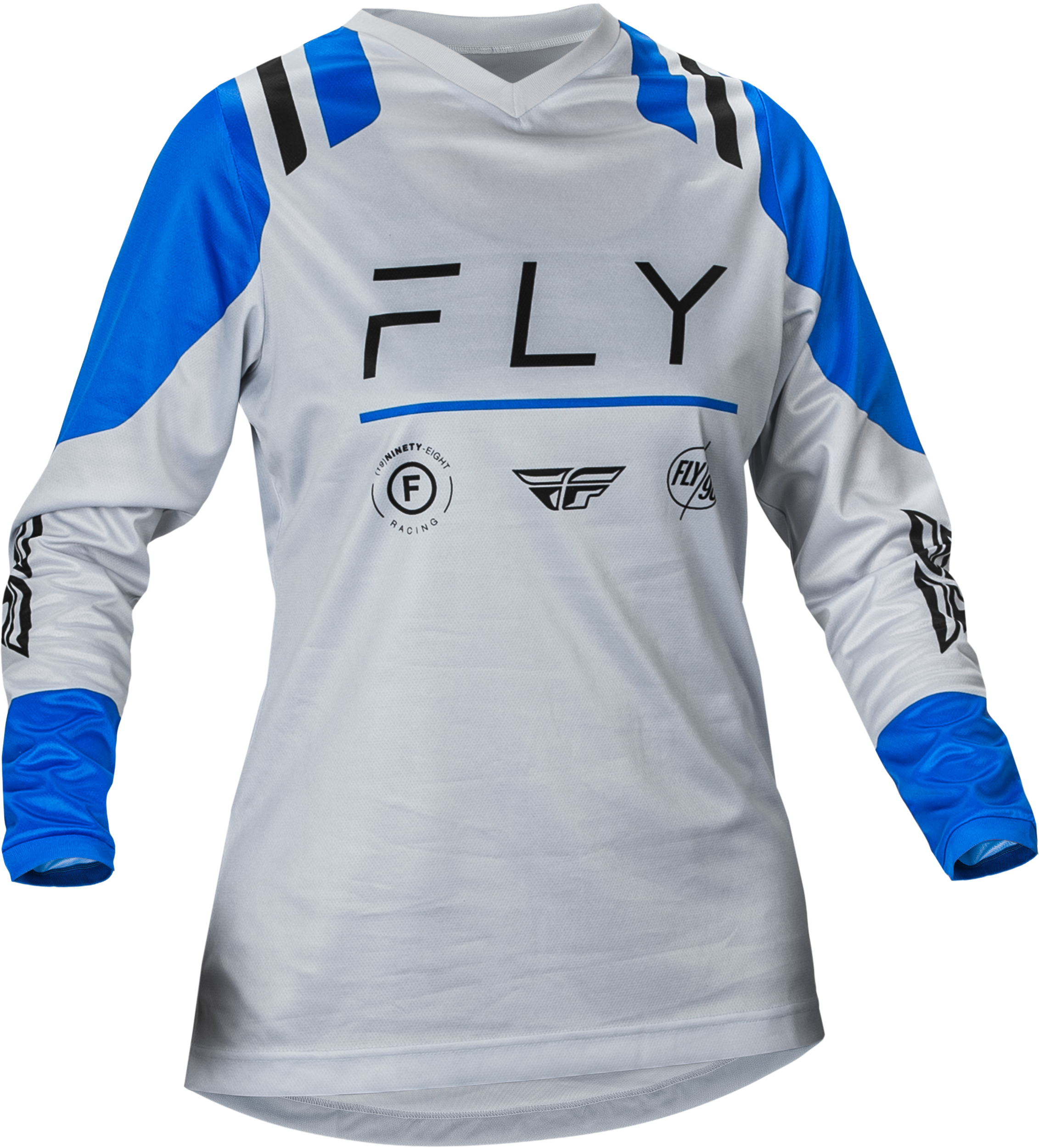 WOMEN'S F-16 JERSEY ARCTIC GREY/BLUE XL