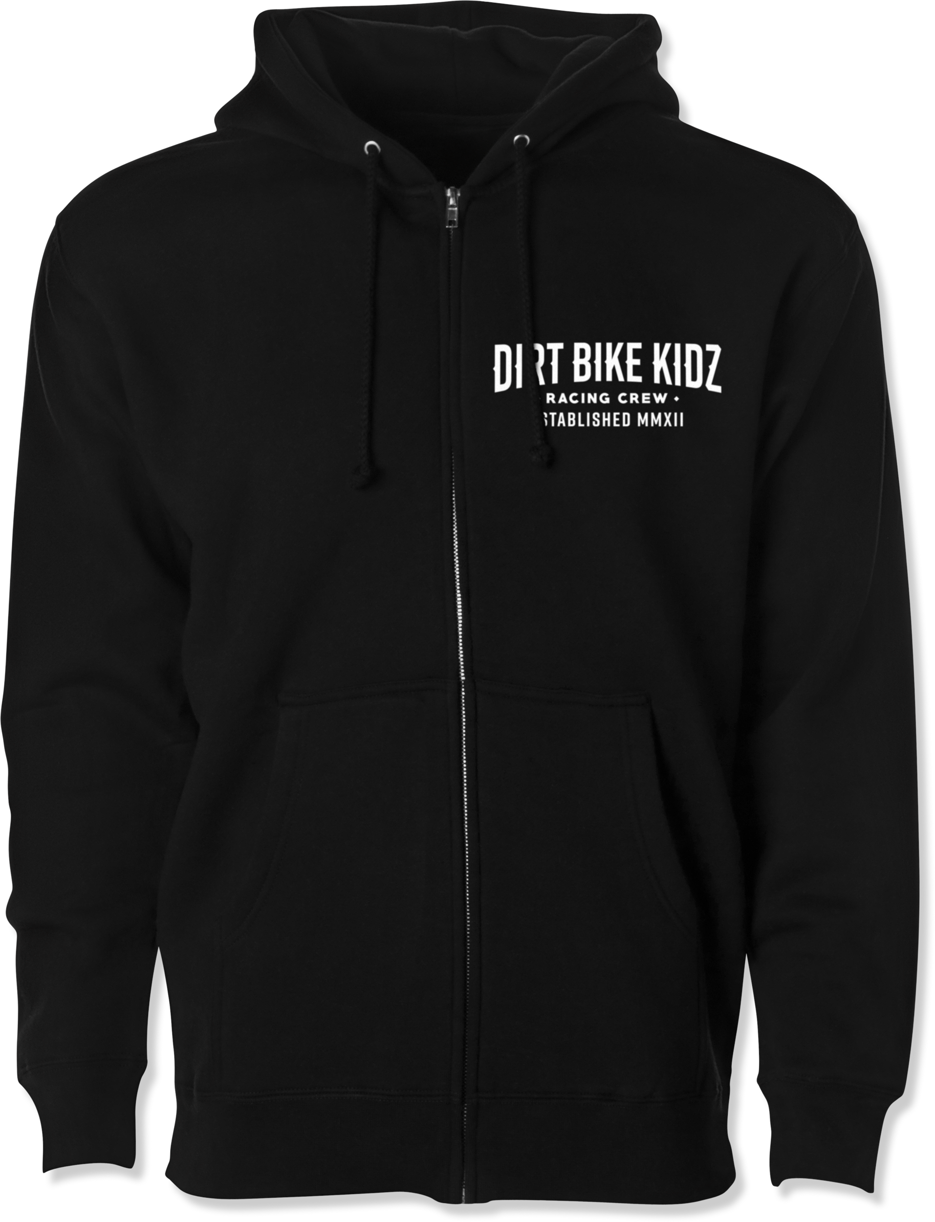 SPEED & STYLE ZIP HOODIE BLACK 2X