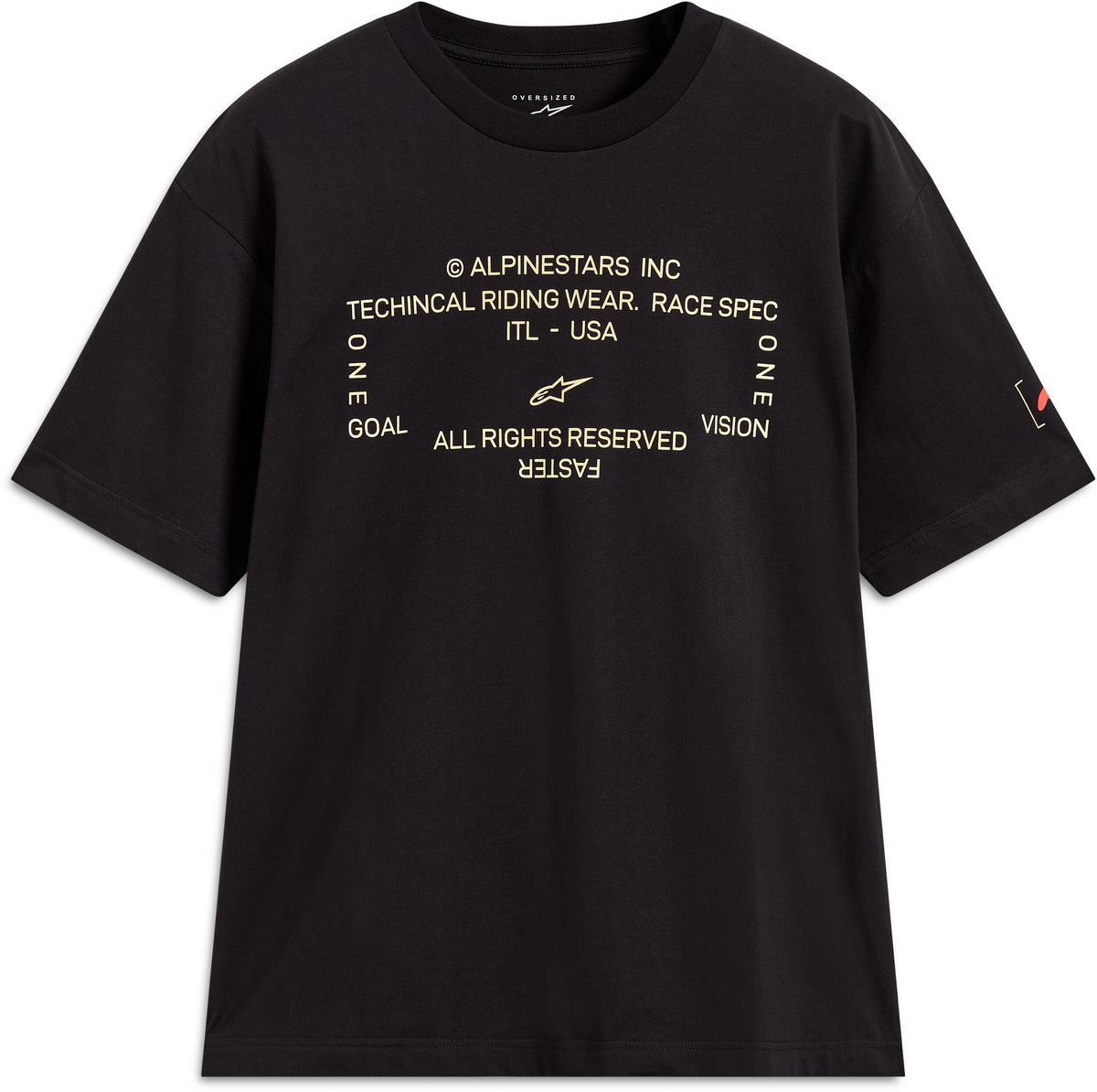 INFINITY OVERSIZED SS CSF TEE BLACK XL