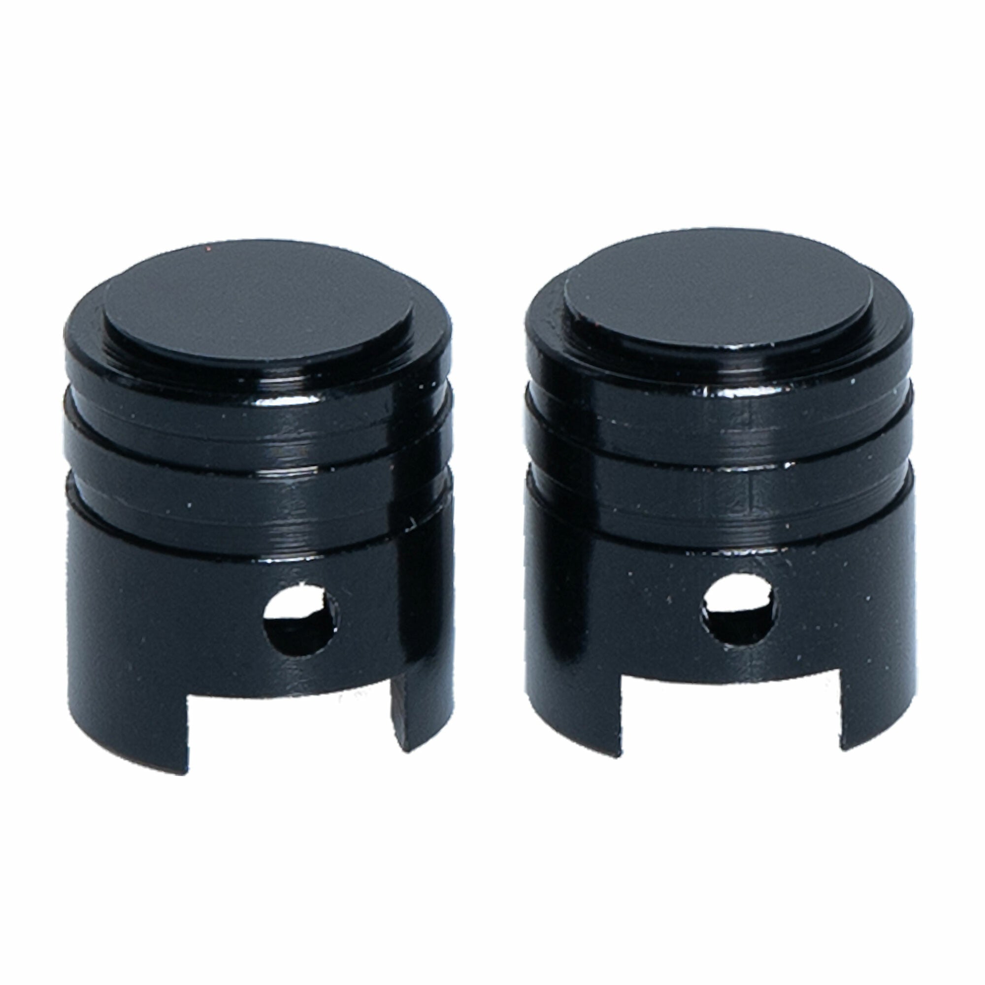 VALVE CAPS 2PCS BLACK