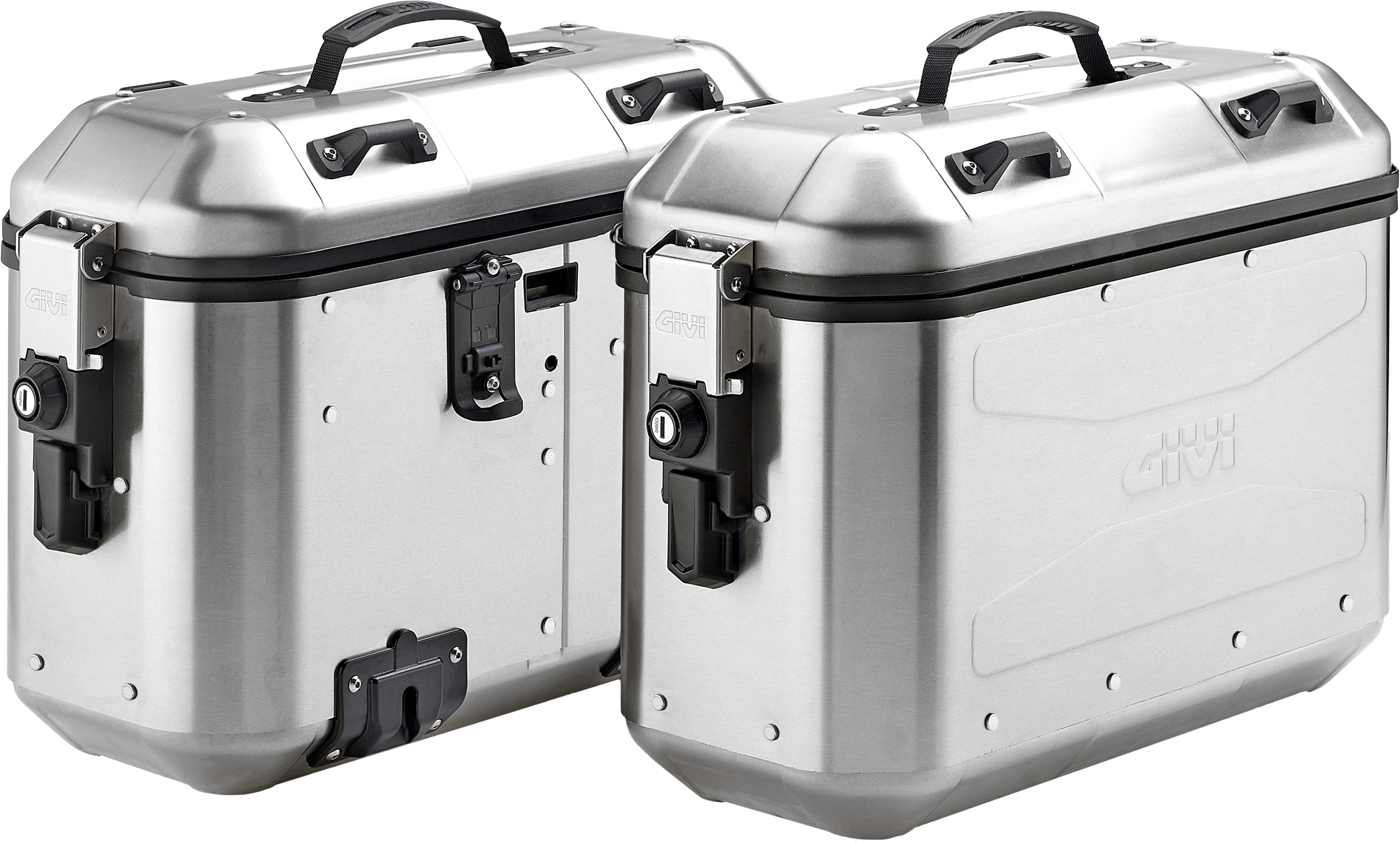 DOLOMITI MONOKEY SIDE CASE 36L SILVER PAIR