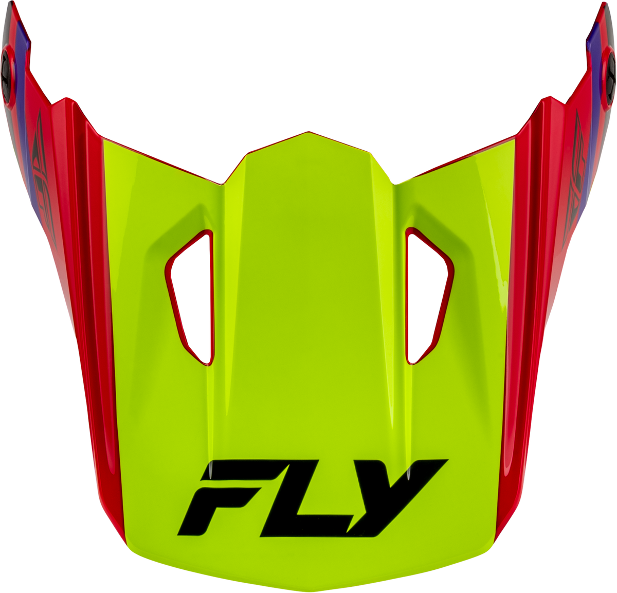 YTH KINETIC SCRAP HELMET VISOR RED/HI-VIS/PURPLE/BLACK YS-YL