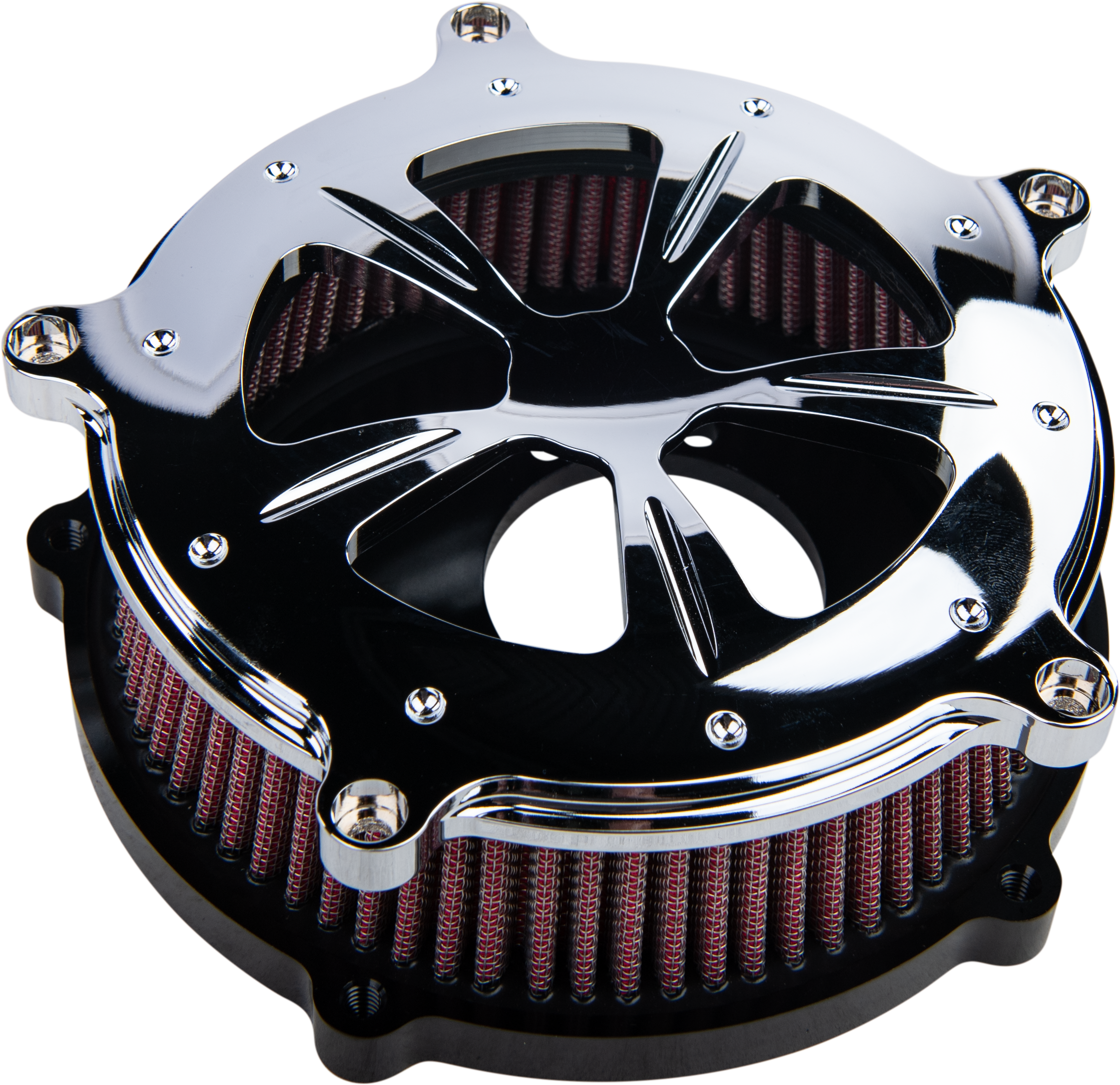 COMMODORE AIR CLEANER KIT CHROME W/ CLEAR WINDOW