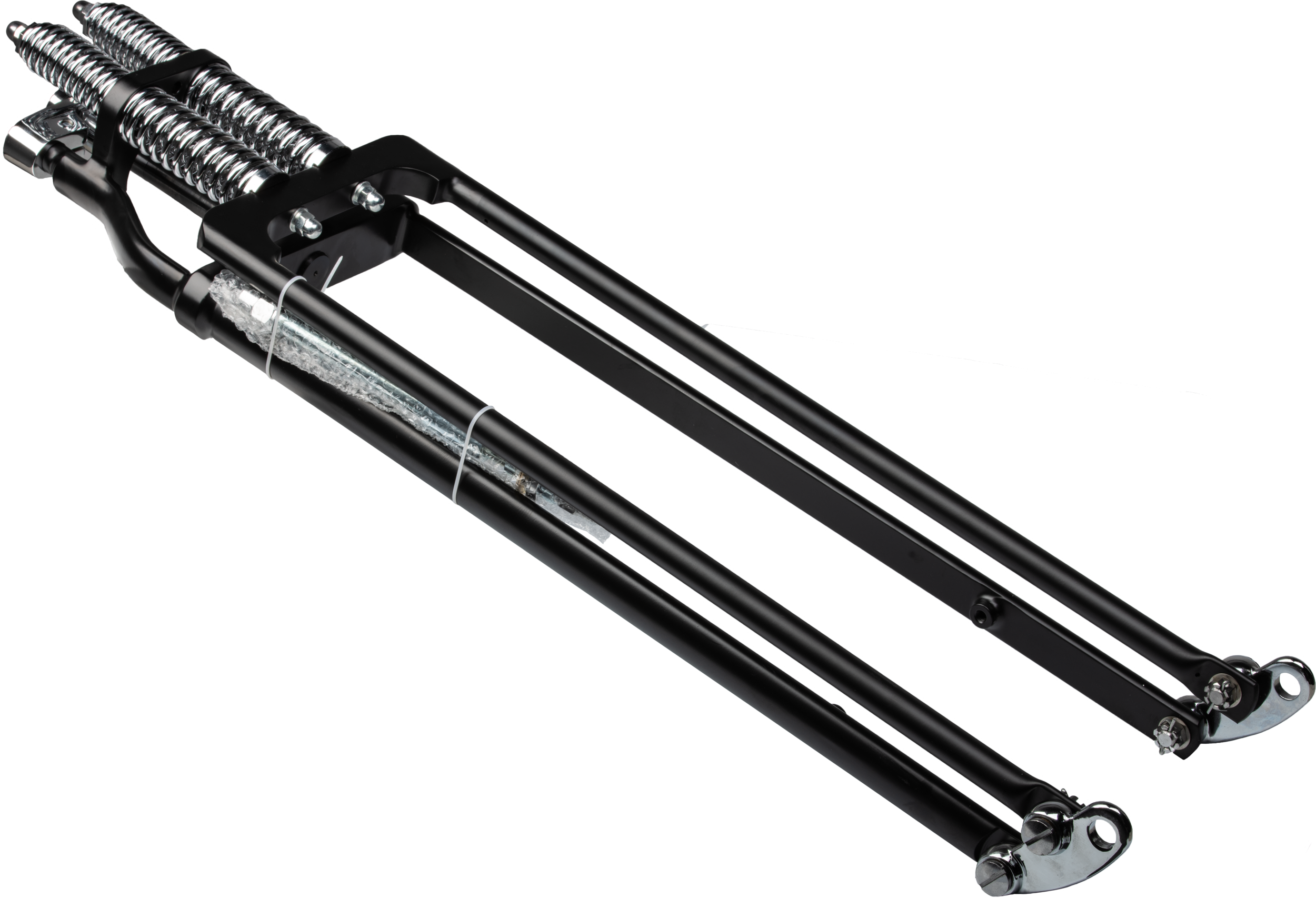 SPRINGER FORK TAPERED LEG +8 BLACK