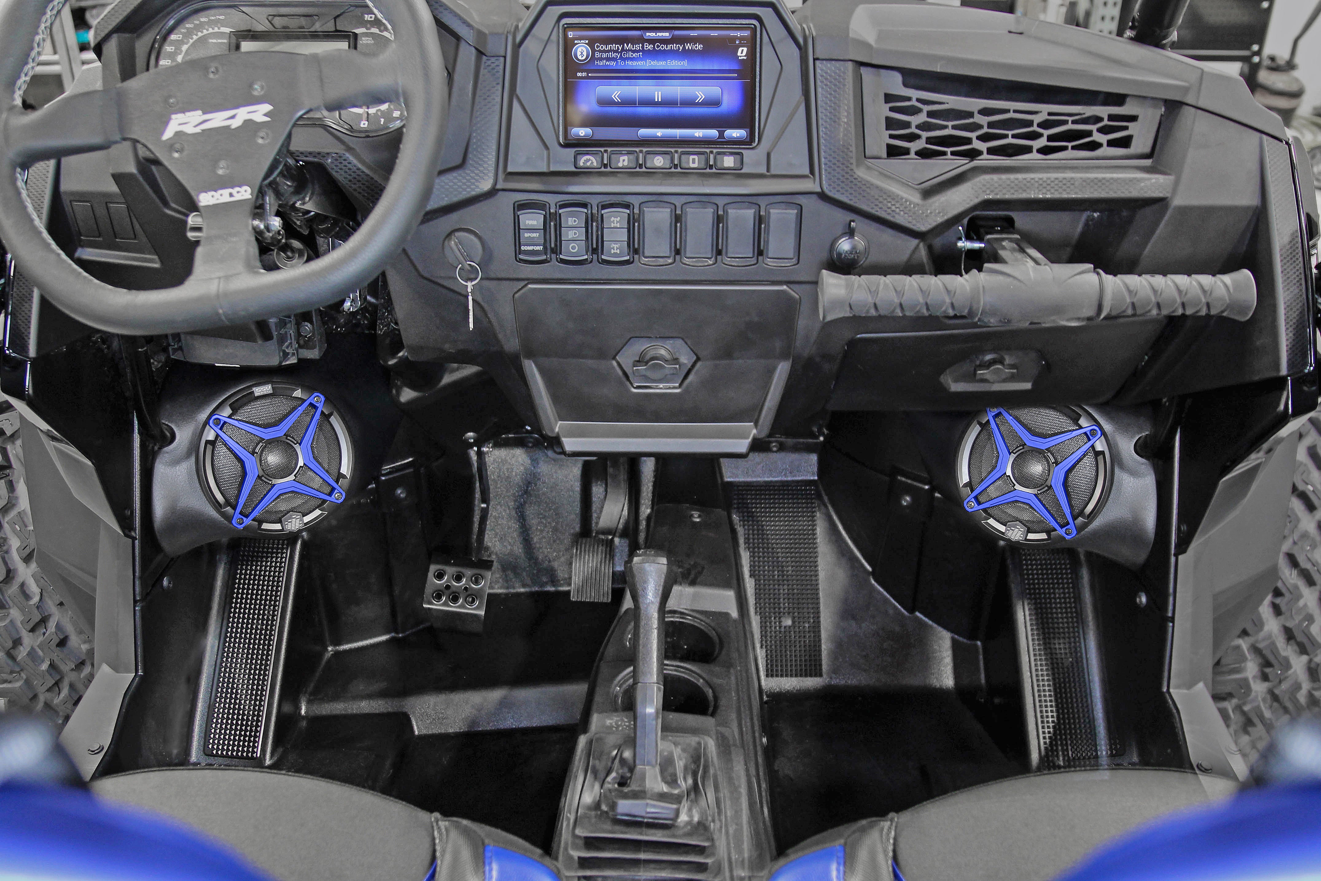 2 SPEAKER KIT RIDE COMMAND POL