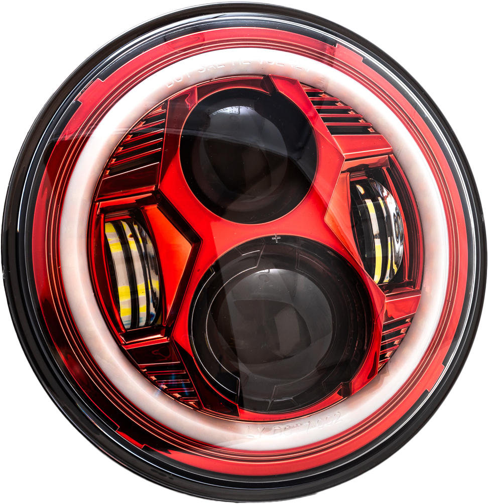 7" LED Headlight w/ Mount Adapter
