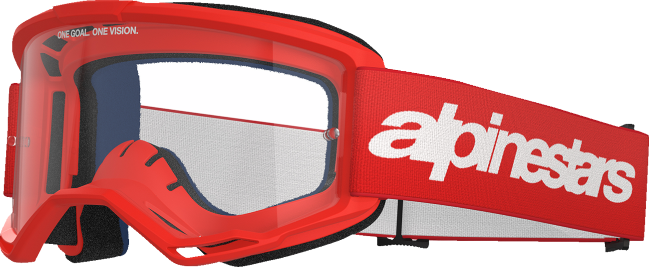 GOGGLE VISION 3 WORD RED CLEAR