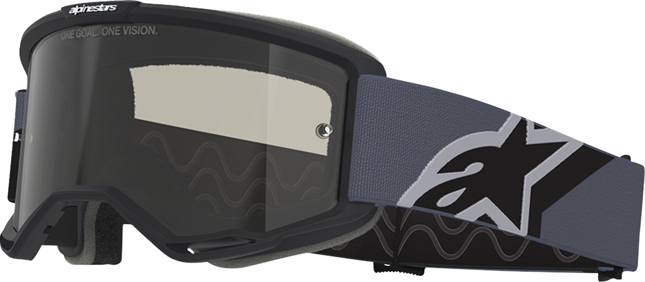 GOGGLE VISION 5 CORP BLK/GRY/DK SMOKE