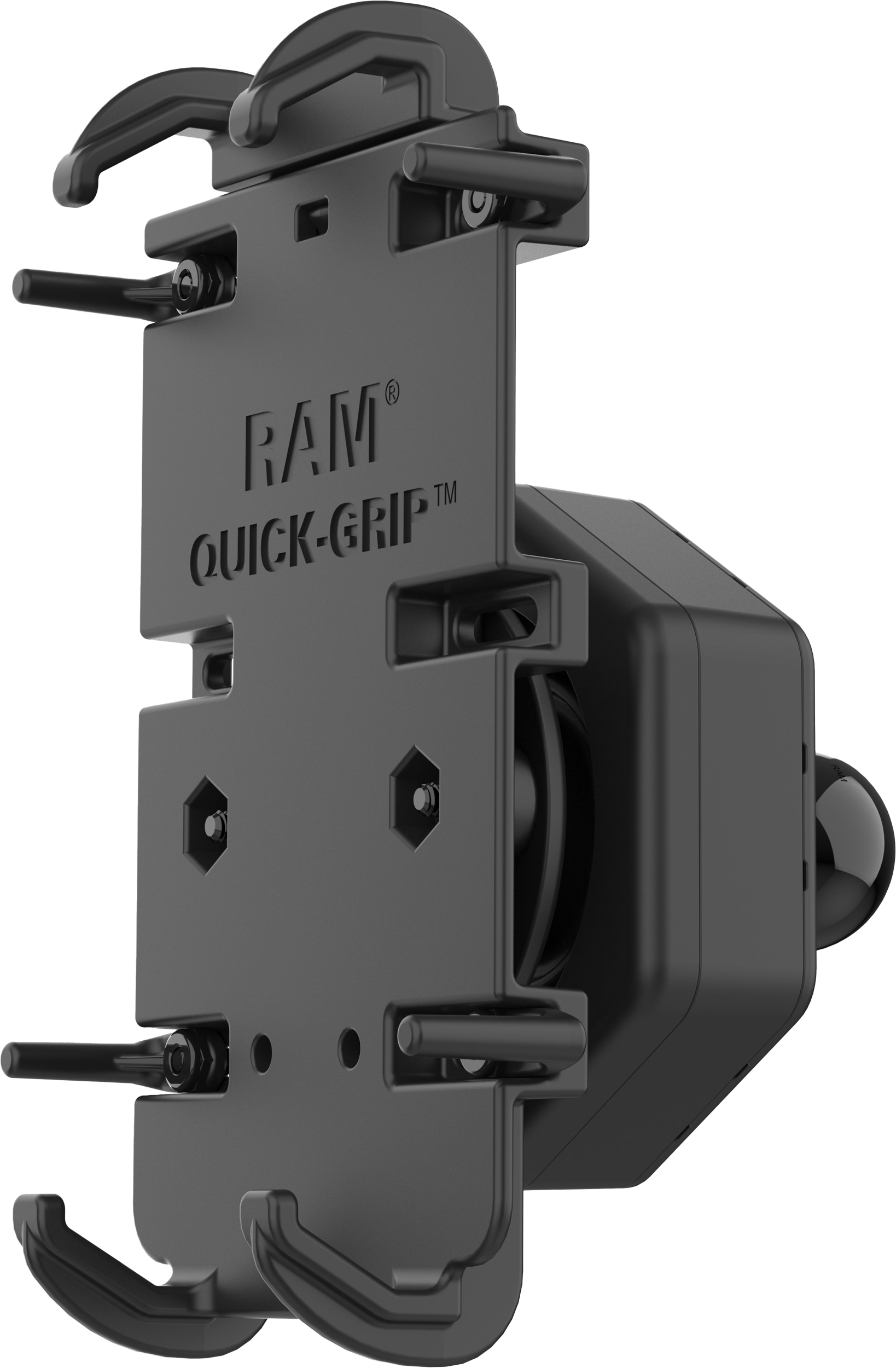 QUICK-GRIP XL PHONE HOLDER WITH VIBE-SAFE ADAPTER & BALL