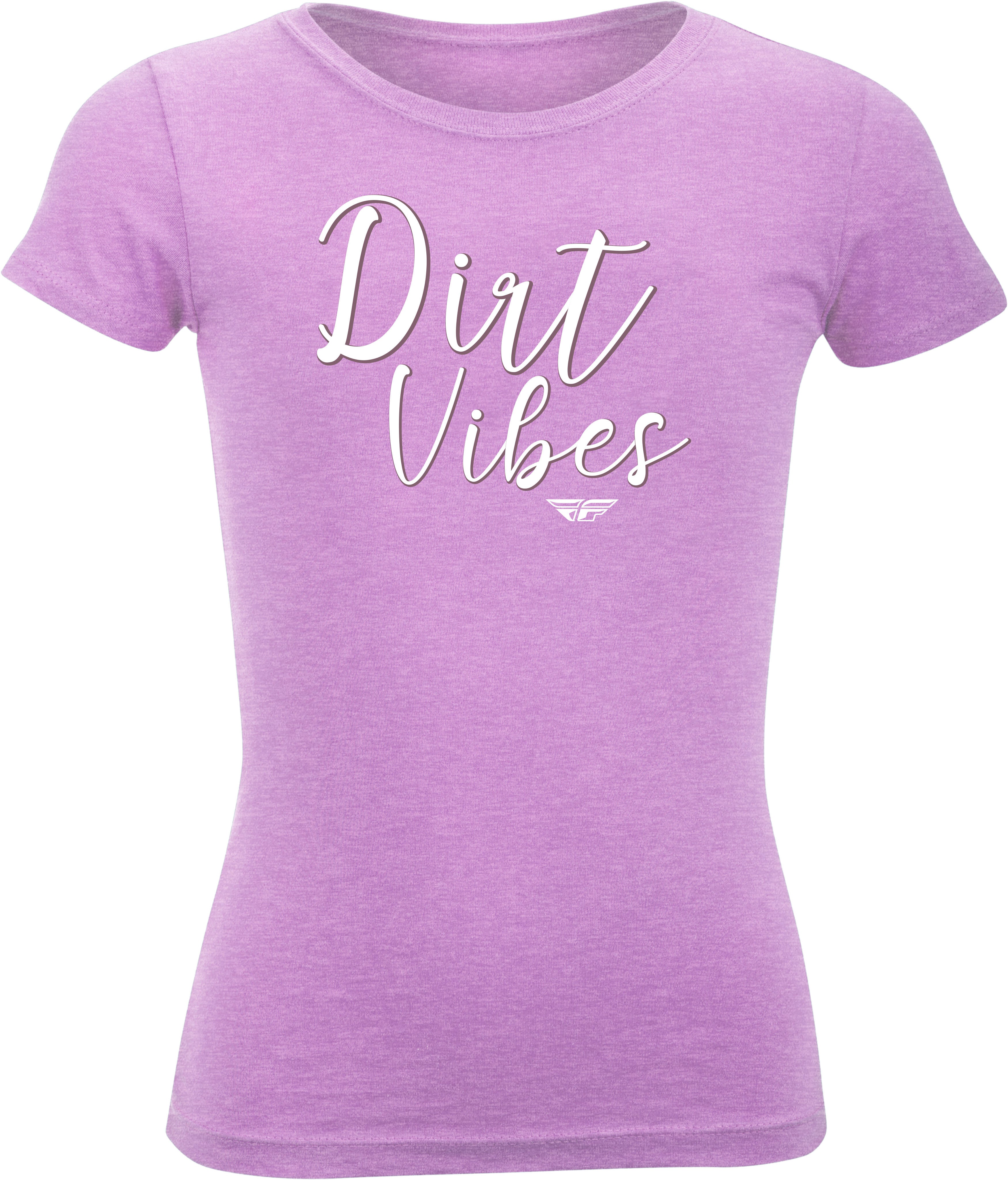 GIRL'S FLY DIRT VIBES TEE LILAC YL