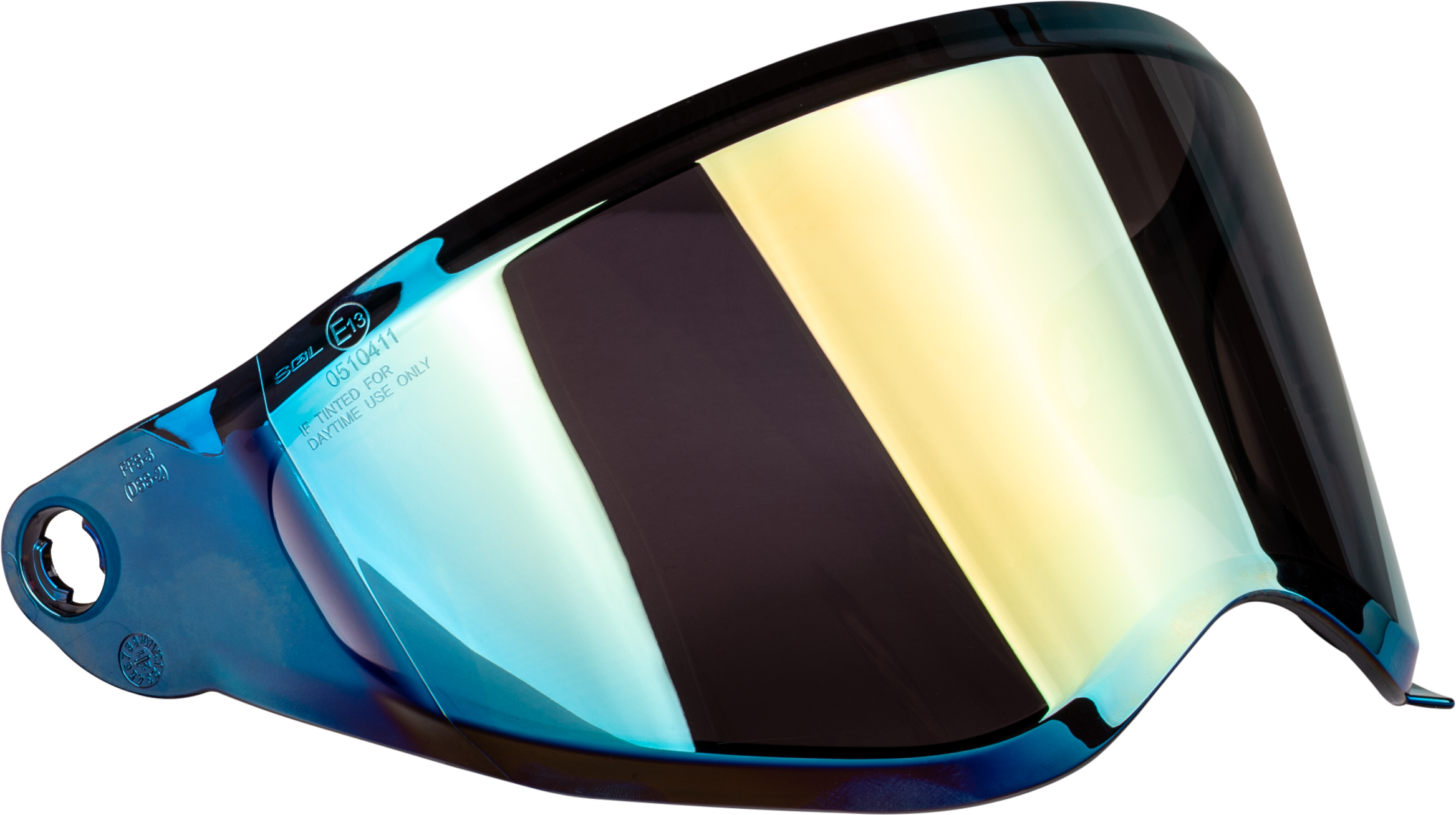 TREKKER HELMET FACE SHIELD GOLD IRIDIUM