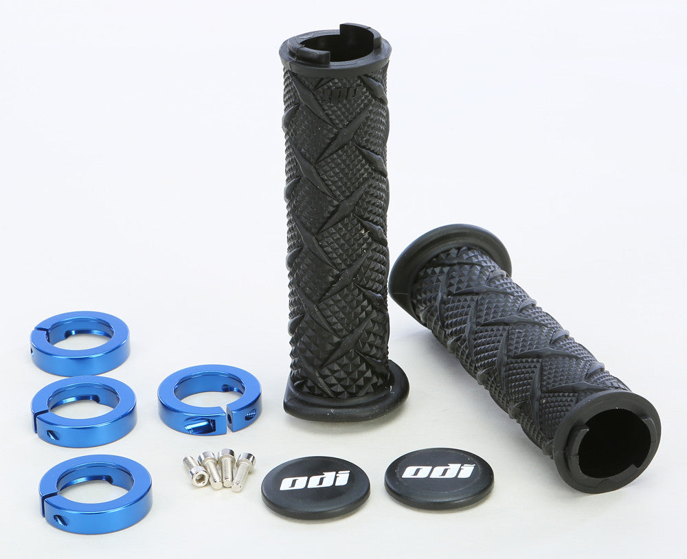 ATV X-TREME LOCKON GRIP BLACK/BLUE