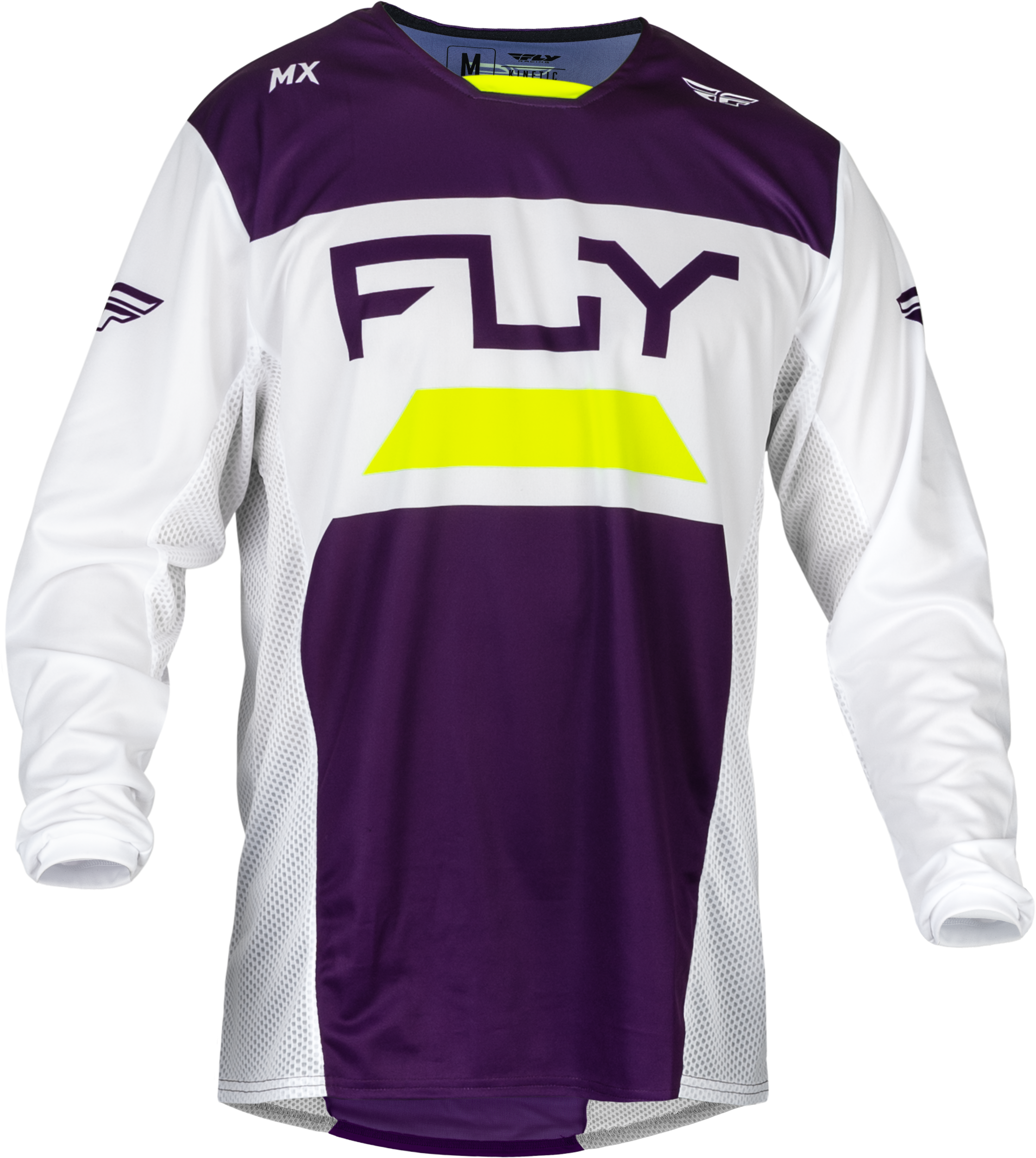 KINETIC RELOAD JERSEY DEEP PURPLE/WHITE/HI-VIS SM