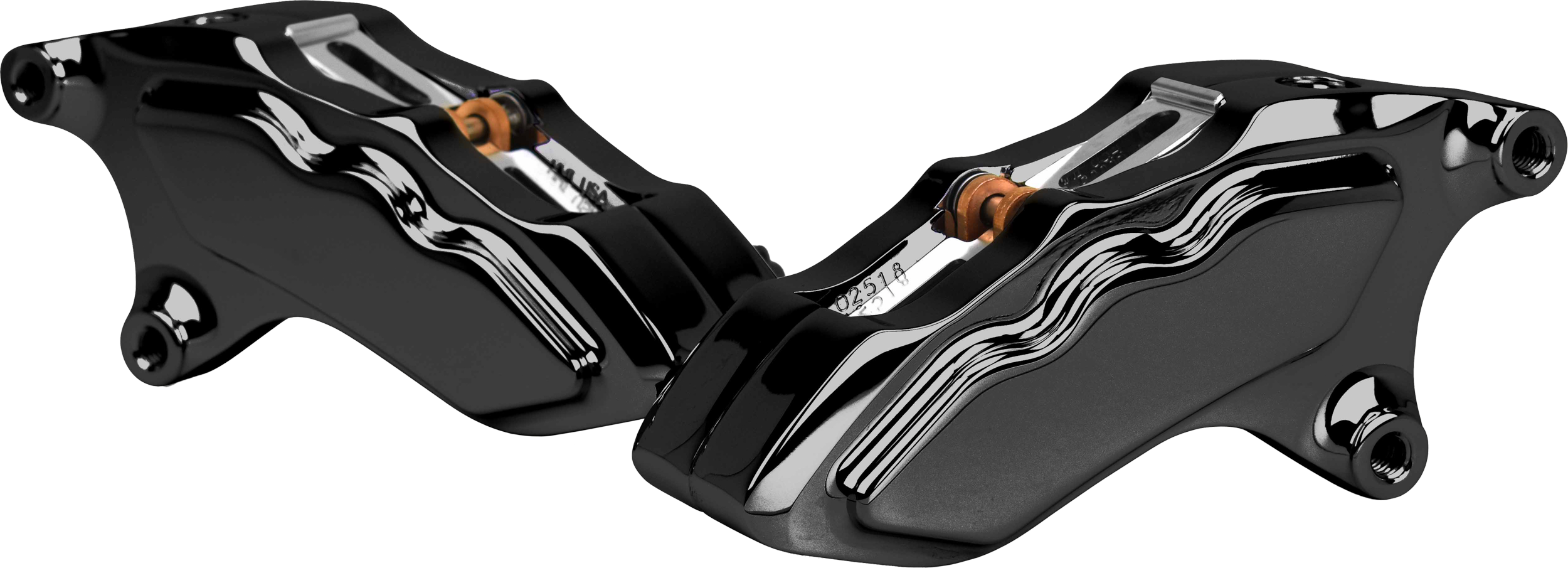 6 PIST FRONT DUAL CALIPER KIT BLACK FOR 11.8" ROTOR