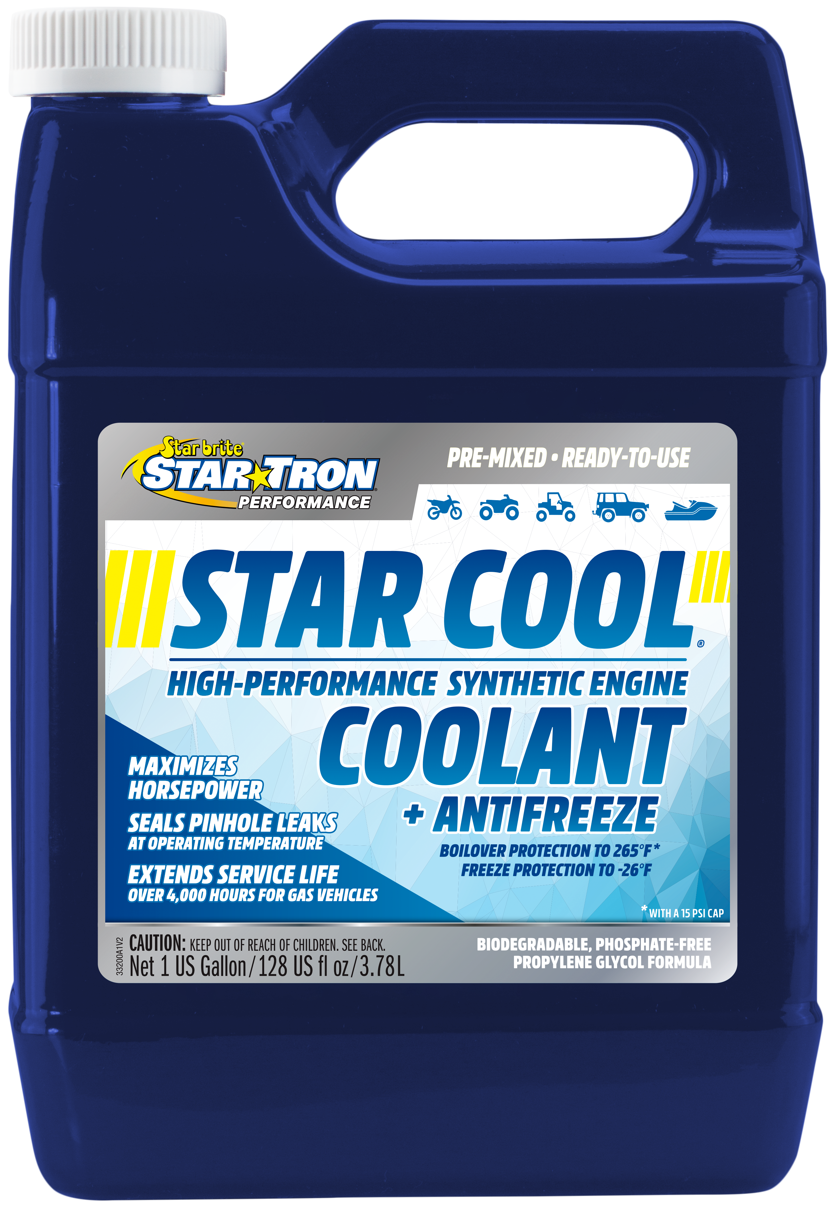 STAR COOL SYNTHETIC ENGINE COOLANT 64OZ