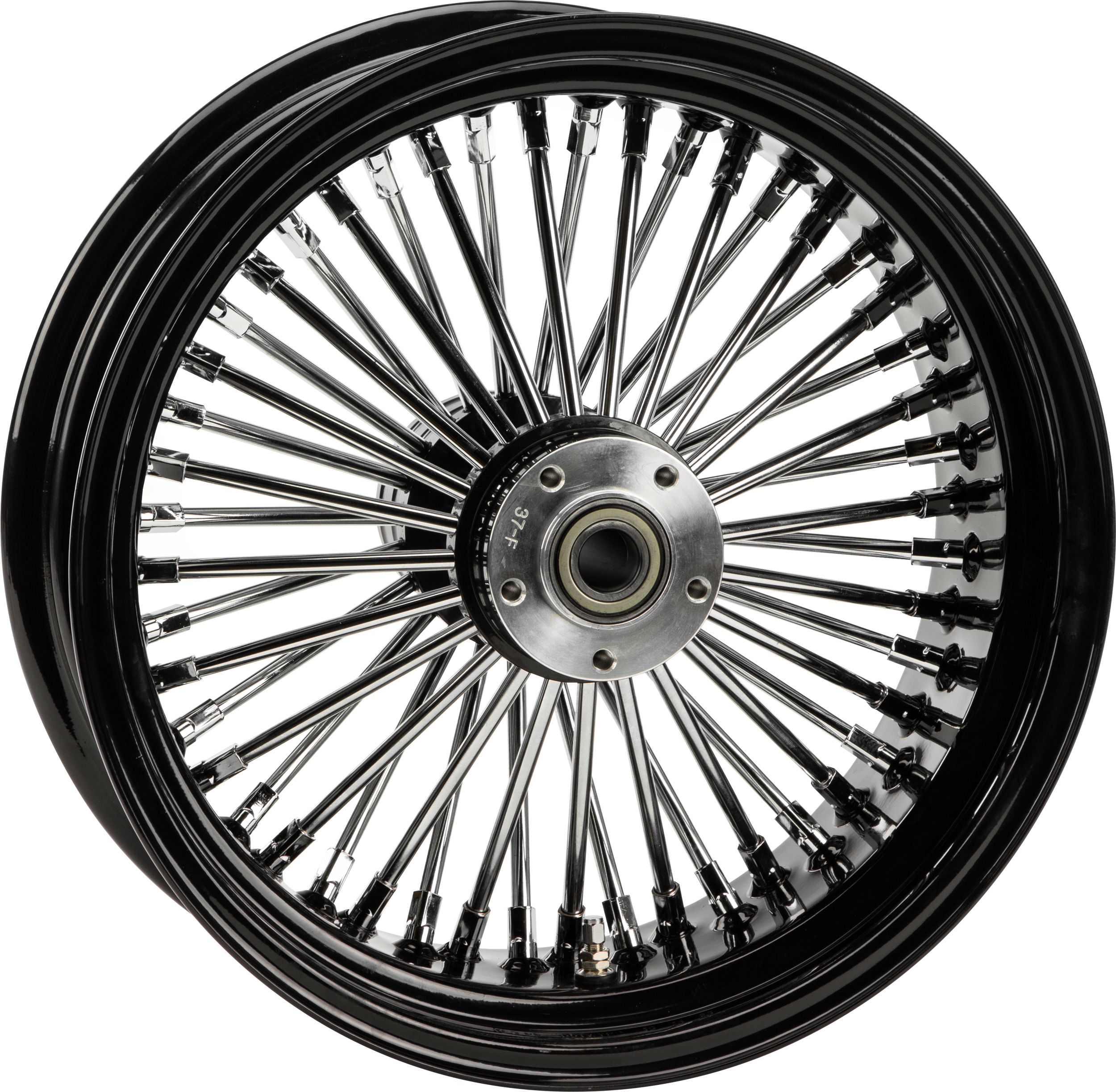 FR 48-SPK SD BLACK 18X3.5 WG-HUB 3/4" AXL 00 LTR