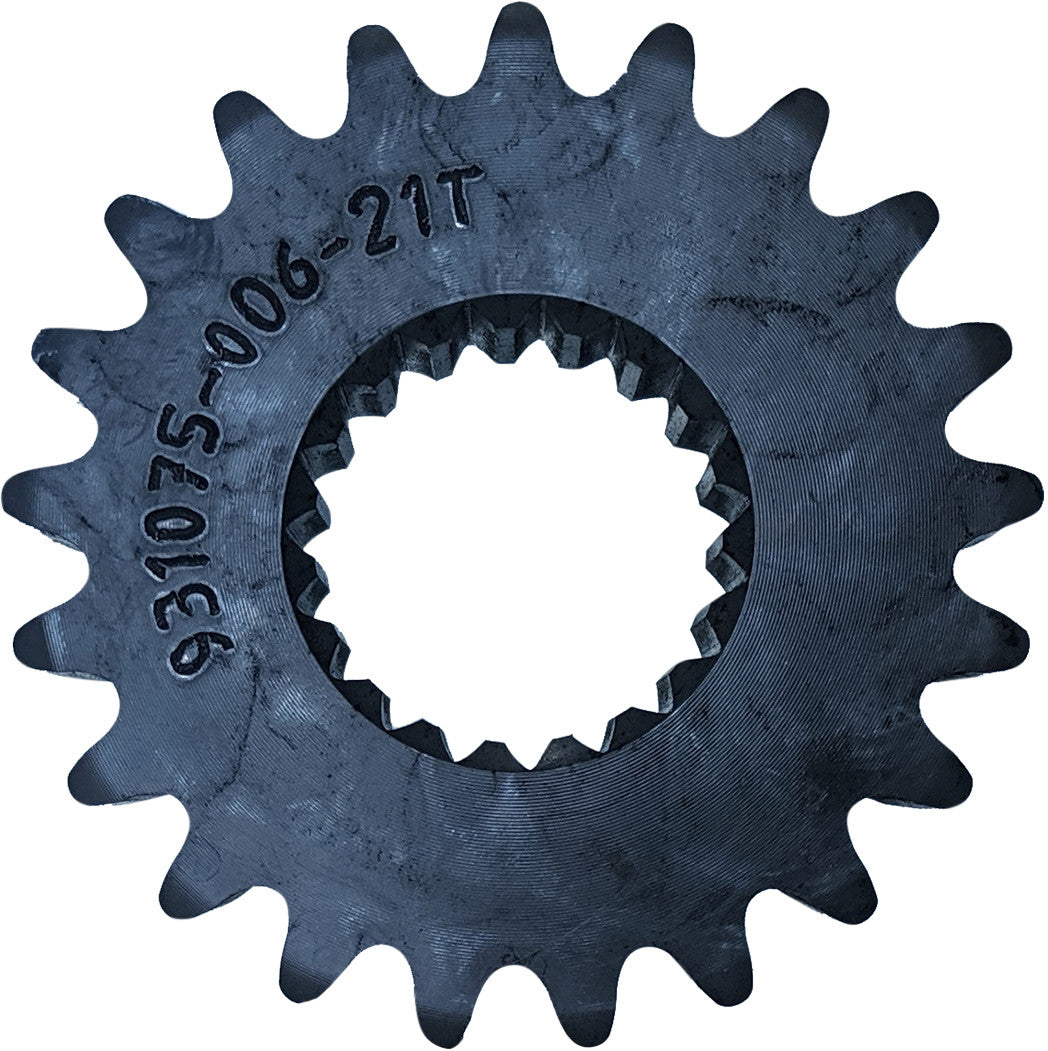 21T TOP SPROCKET 19T SPLINE 3/4" HYVO (13W)