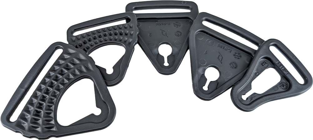 KX 3.0 STRAP CLIP & LOOP SET BLACK SM/MD/LG